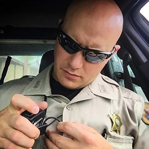 Secure & Adjustable Police Radio Mic Clip - Durable Law Enforcement Microphone Holder for Walkie Talkies - Perfect for Night Patrols, Emergency Response & Tactical Operations