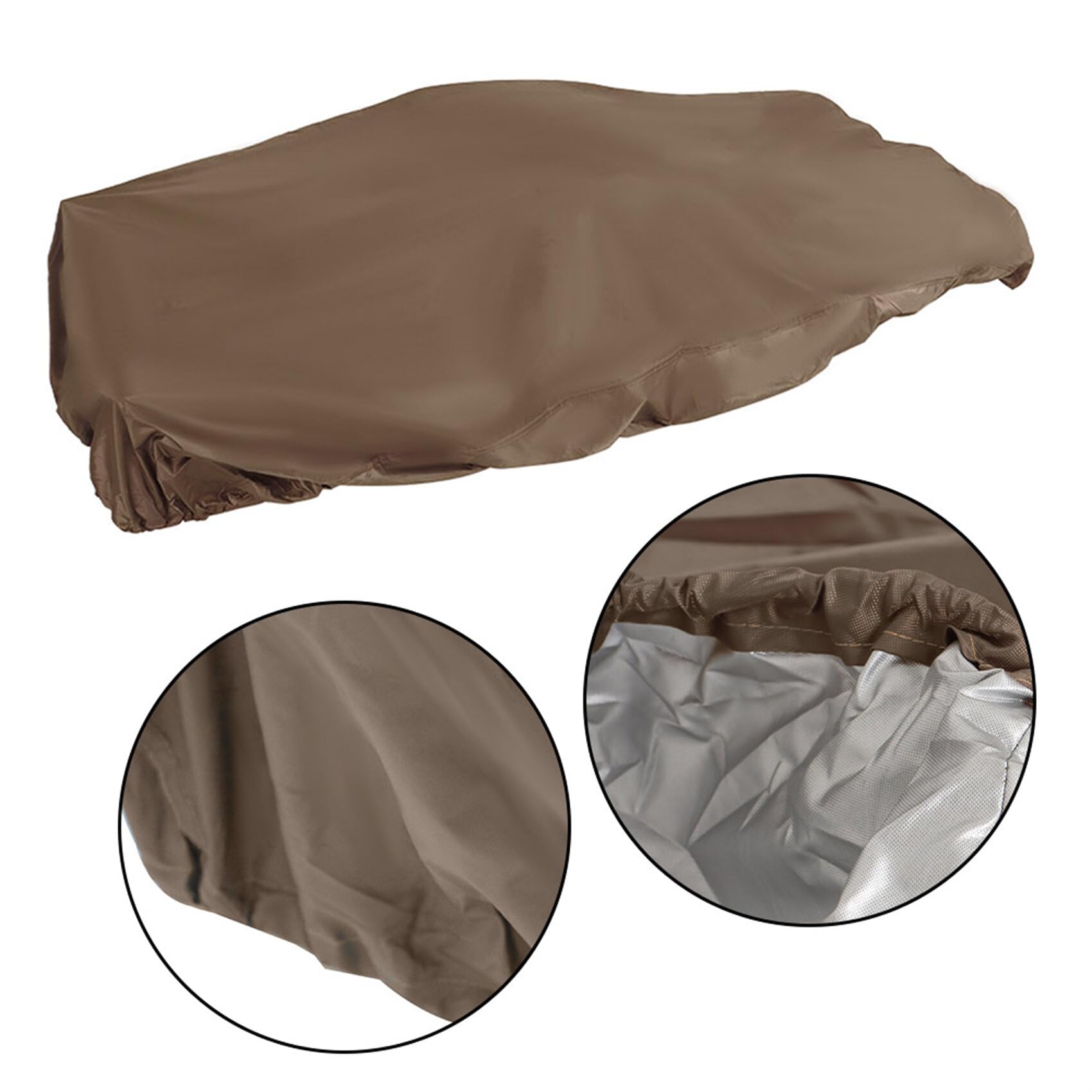 Labwork 420D Pedal Boat Cover for 3-5 Person (282x193cm) - Waterproof Mooring Protection for Pelican Boats