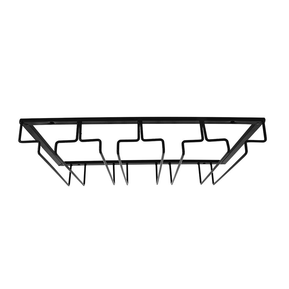 Premium Iron Wine Glass Holder & Rack - 12 Slot Wall Mounted Cup Storage for Wine Cabinet, Bar, Restaurant - Perfect for Home Decor & Commercial Use