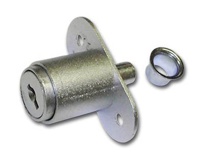High Security Disc Tumbler Plunger Lock with Key - N8043 03 642 - Ideal for Storage Units, Toolboxes, and Industrial Equipment