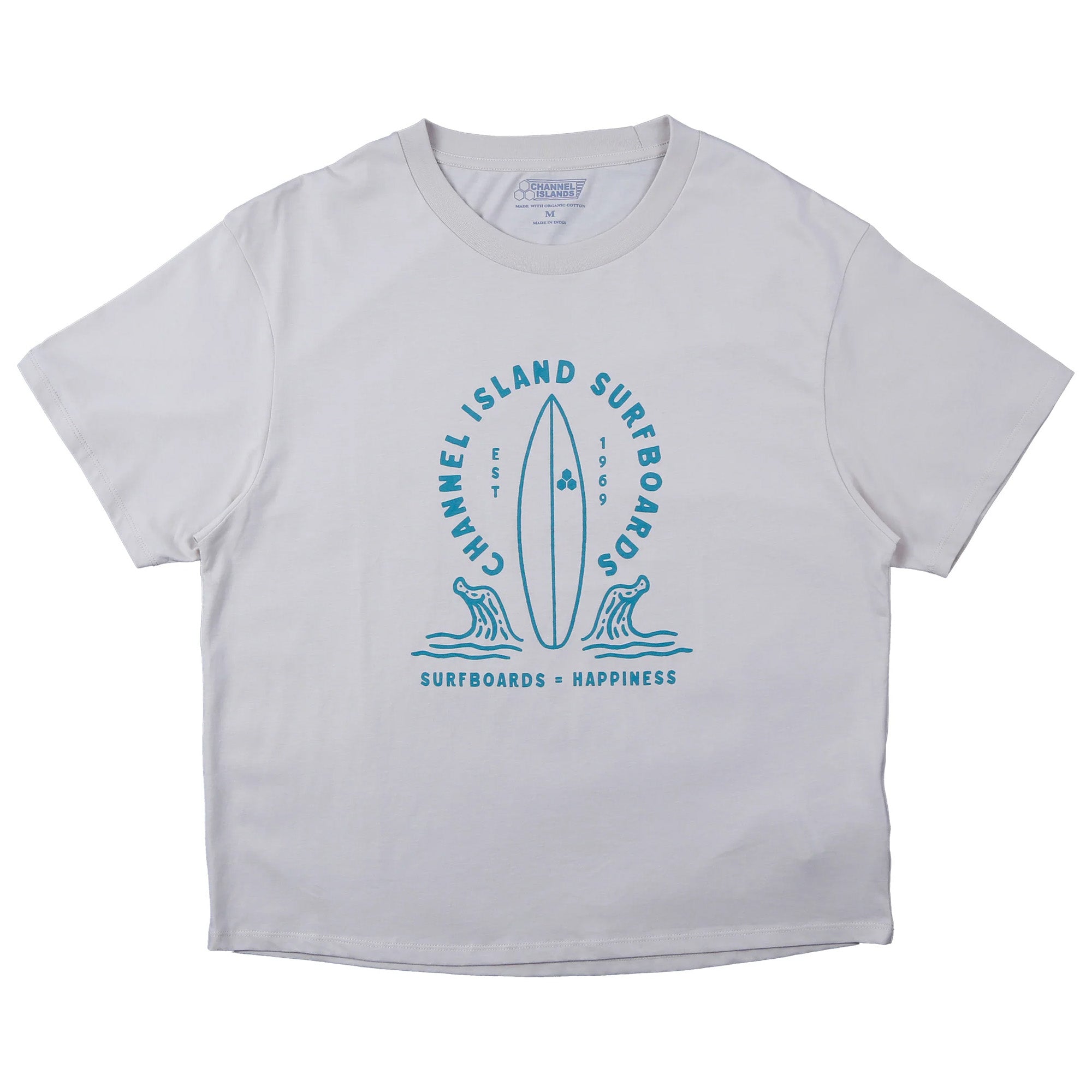 Channel Islands Happy Relaxed Women's Short Sleeve T-Shirt | Soft Cotton Casual Tee for Beach, Surfing & Summer Outfits
