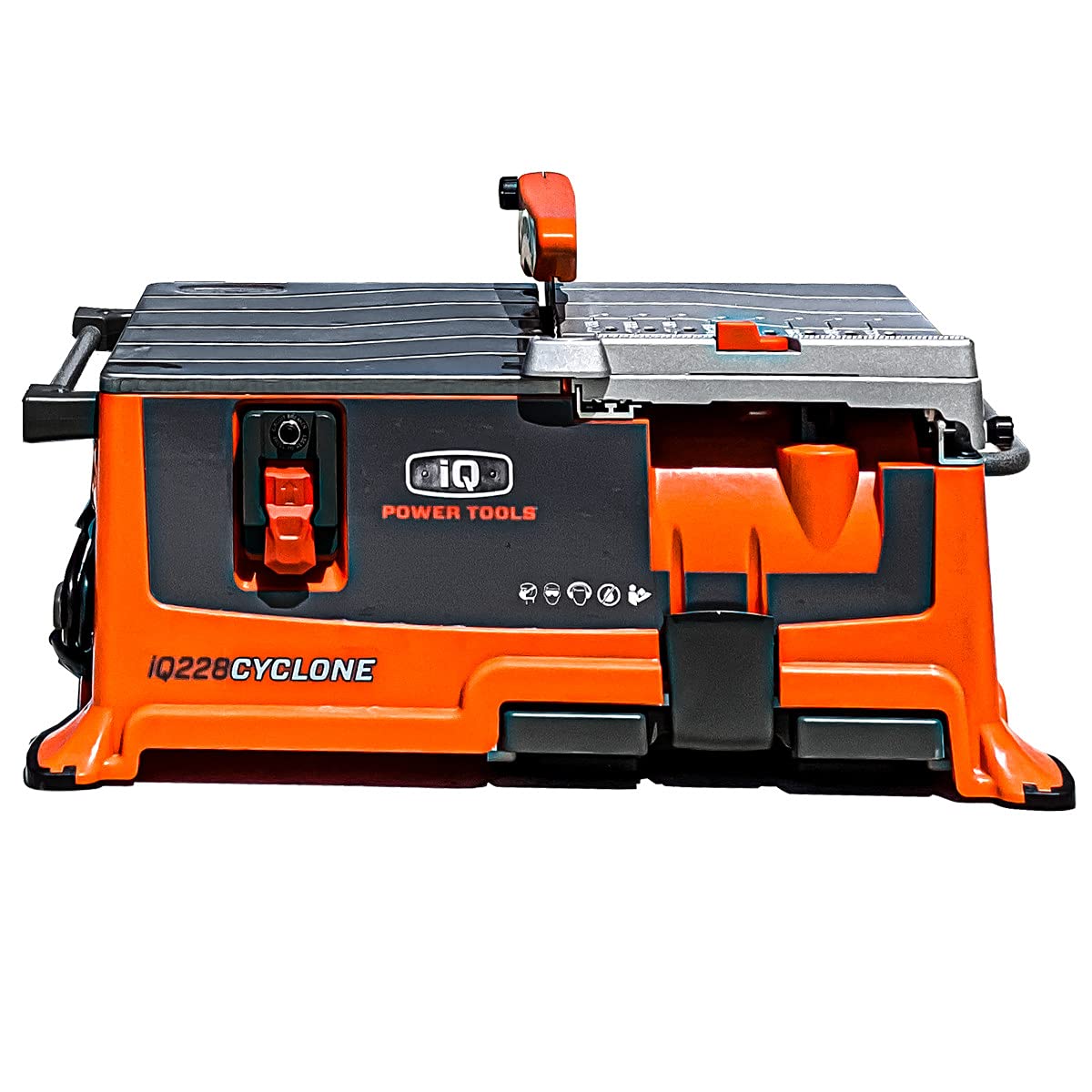 IQ Power Tools CYCLONE 7 Inch Dustless Dry Cut Bench Top Tile Saw with Diamond Blade - IQ228 for DIY Home Renovation, Bathroom Remodeling & Flooring Projects