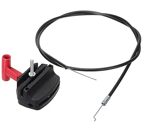 Lawn Mower Throttle Control Cable & Switch Lever Kit - Compatible with Garden Tools & Riding Mowers | Perfect for Lawn Maintenance & Yard Care