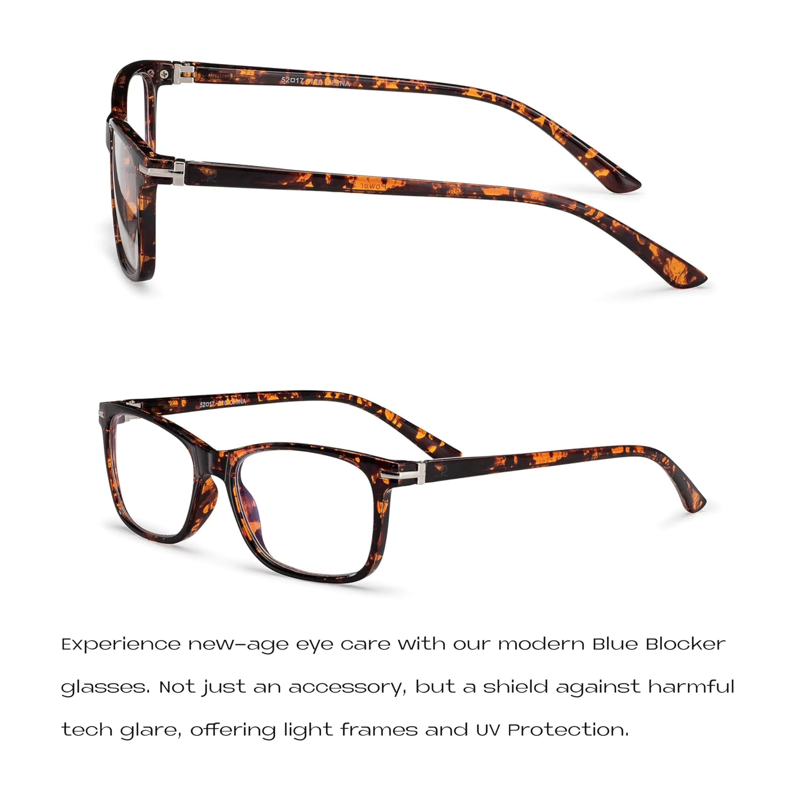 Blue Light Blocking Reading Glasses 1.50 Magnification - Tortoise Computer Eyeglasses with Anti-Reflective Lens for Men & Women | UV Protection, Anti-Glare & Eye Strain Relief | Perfect for Office Work, Gaming & Screen Time