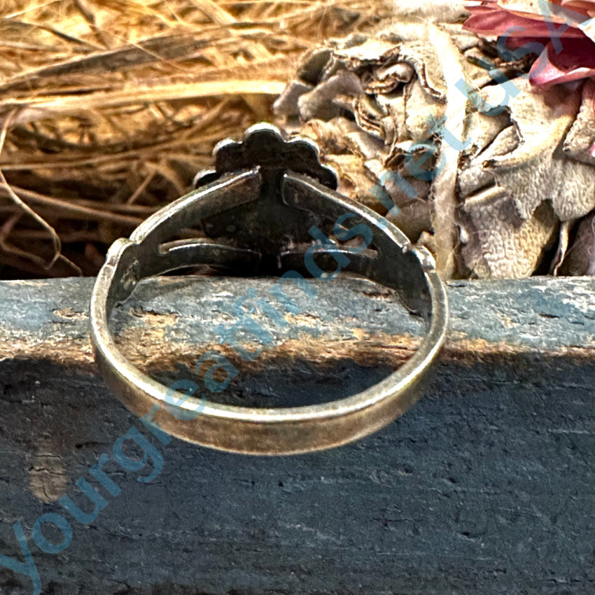 Turquoise Ring for Women - Sterling Silver Size 6 - Handmade Native American Jewelry - Perfect for Gifts, Weddings & Boho Fashion
