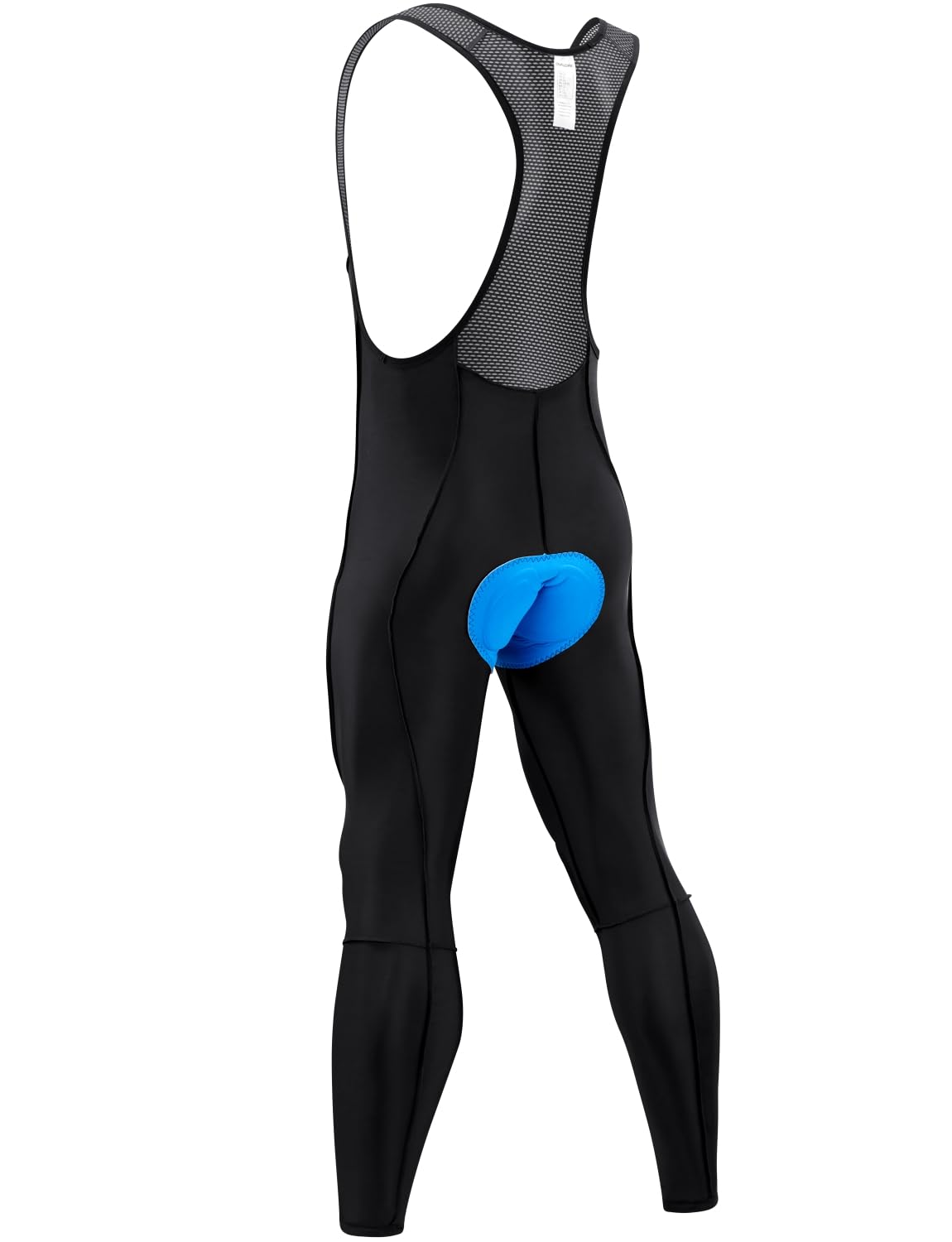 Men's Cycling Bib Pants 4D Padded - Black Bike Bib Tights for Road Cycling
