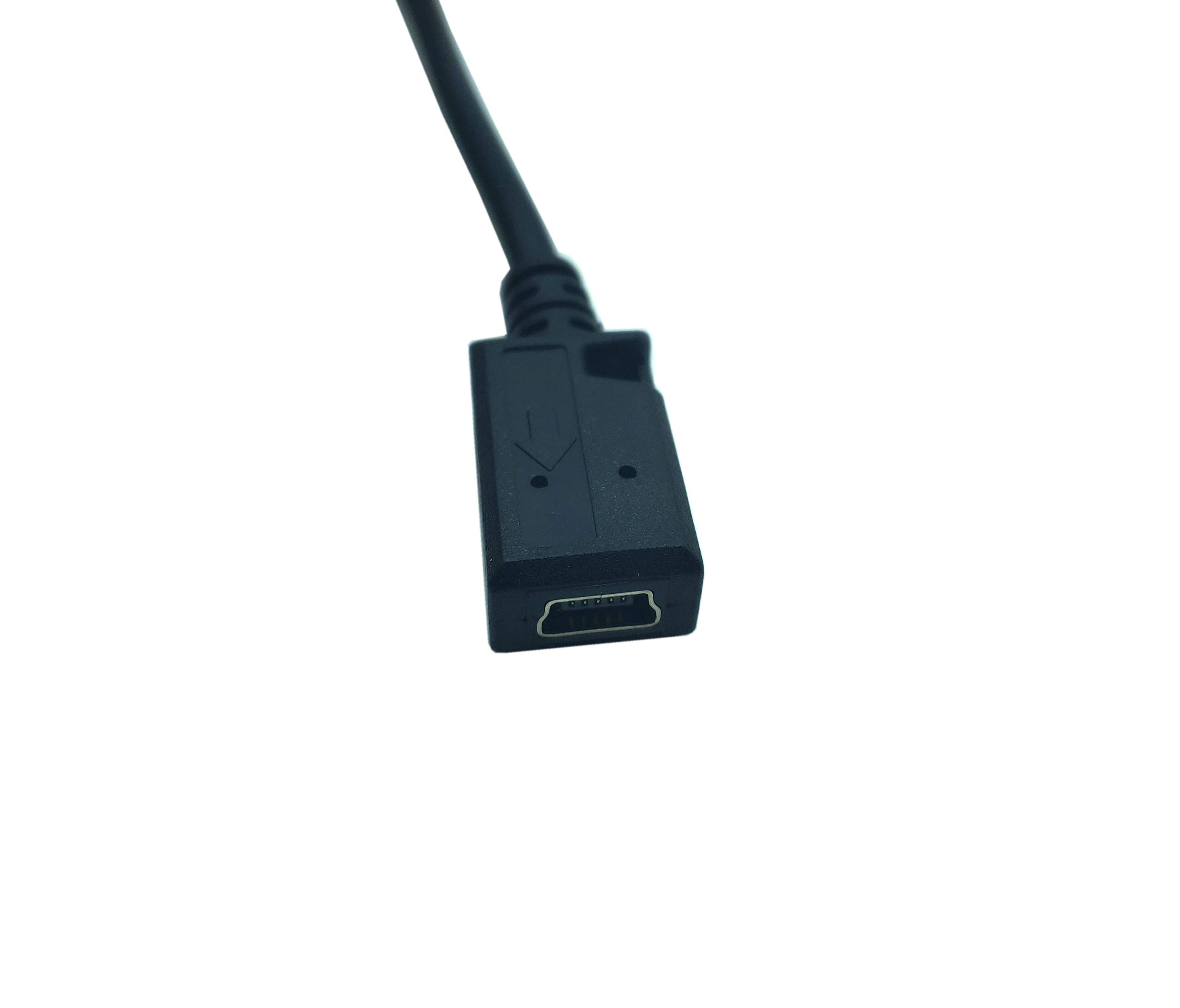 90 Degree USB-C to Mini USB Cable Adapter - USB Type C Male to Mini USB Female Converter for MacBook Pro, Laptop & Android Devices (Charging Only) - Perfect for Travel, Office & Home Charging Stations