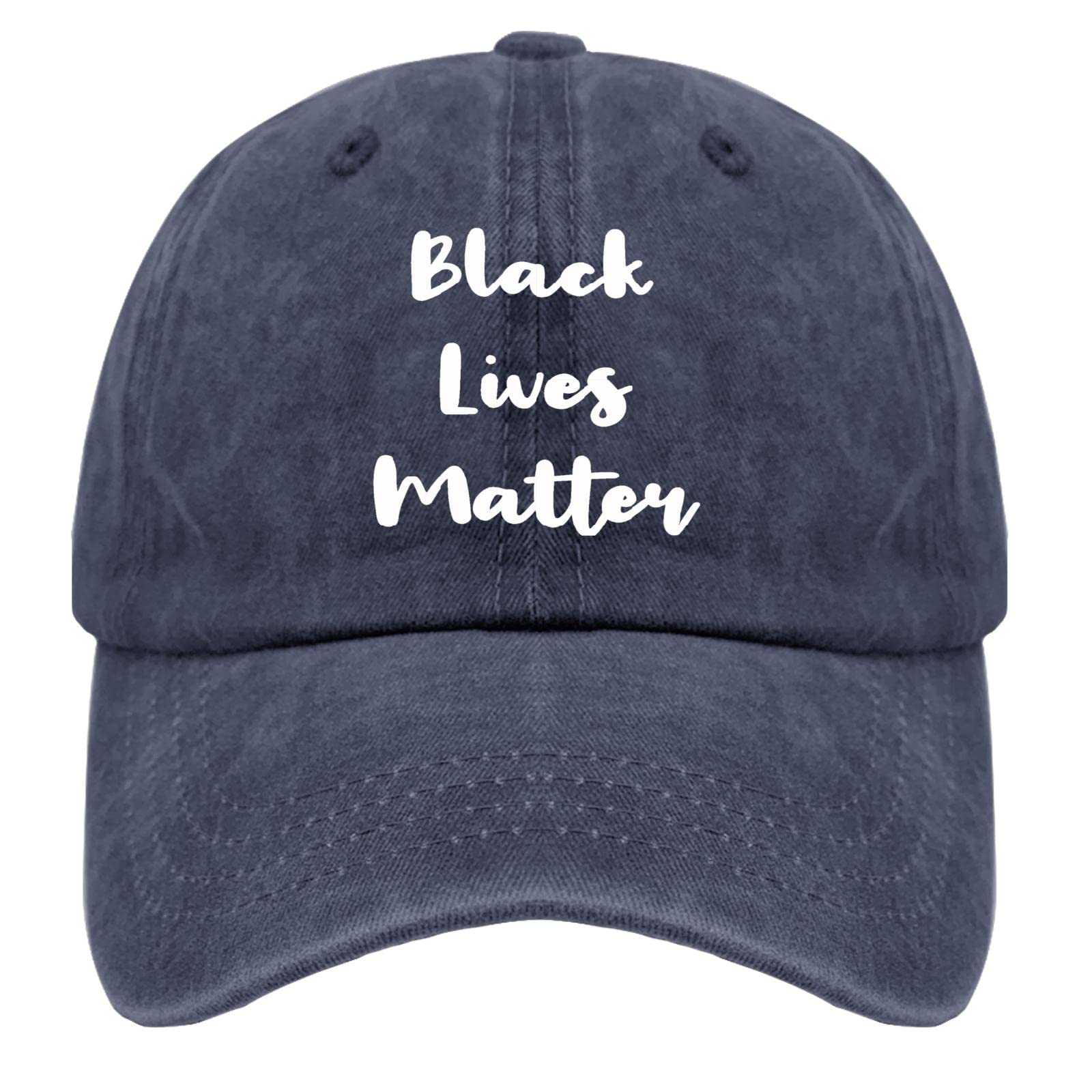 Men's Baseball Cap - Quick Dry Fashion Hat with Visor - Black Lives Matter Design - Perfect for Sports, Outdoor Activities & Casual Wear