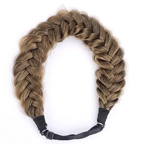 Stylish Synthetic Hair Braided Headband for Women – Fashionable Hair Accessory for Everyday Wear, Parties & Special Occasions