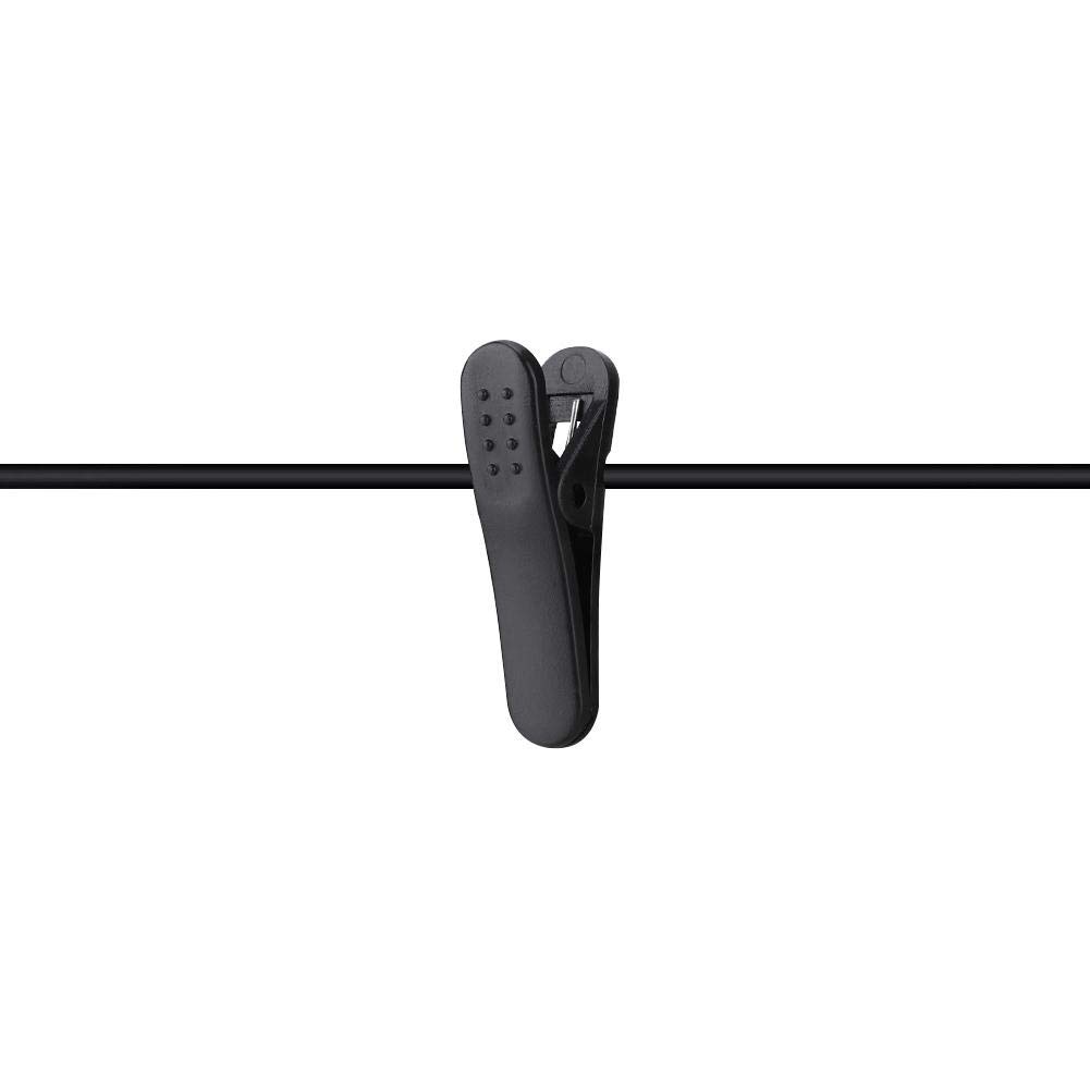 Professional 3.5mm Walkie Talkie Earpiece with Microphone - Noise Cancelling Radio Headset with Acoustic Tube, CTIA/OMTP Stereo Mode & Radiation Protection - Ideal for Security, Construction, Event Staff & Outdoor Activities (1M, Black)