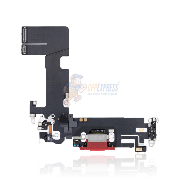 Original iPhone 13 Charging Port Replacement - Lightning Dock Connector Flex Cable in Red | Compatible with iPhone 13 Models | Perfect for DIY Repairs & Phone Maintenance