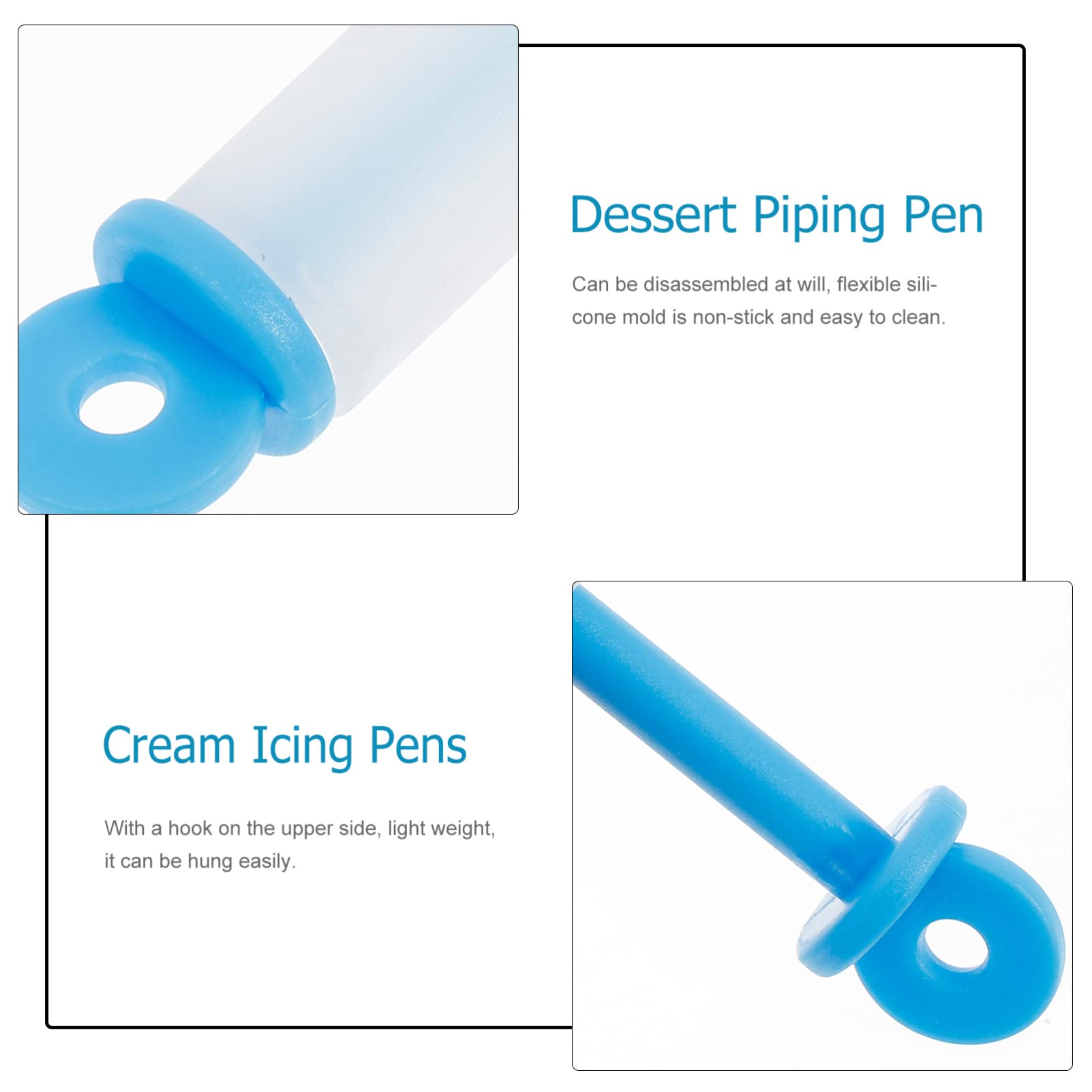 Veemoon 2-Piece Cake Decorating Pen Set - Professional Frosting Piping Tools for Flowers, Cupcakes & Desserts | Perfect for Baking, Wedding Cakes, Birthday Parties & DIY Decorations