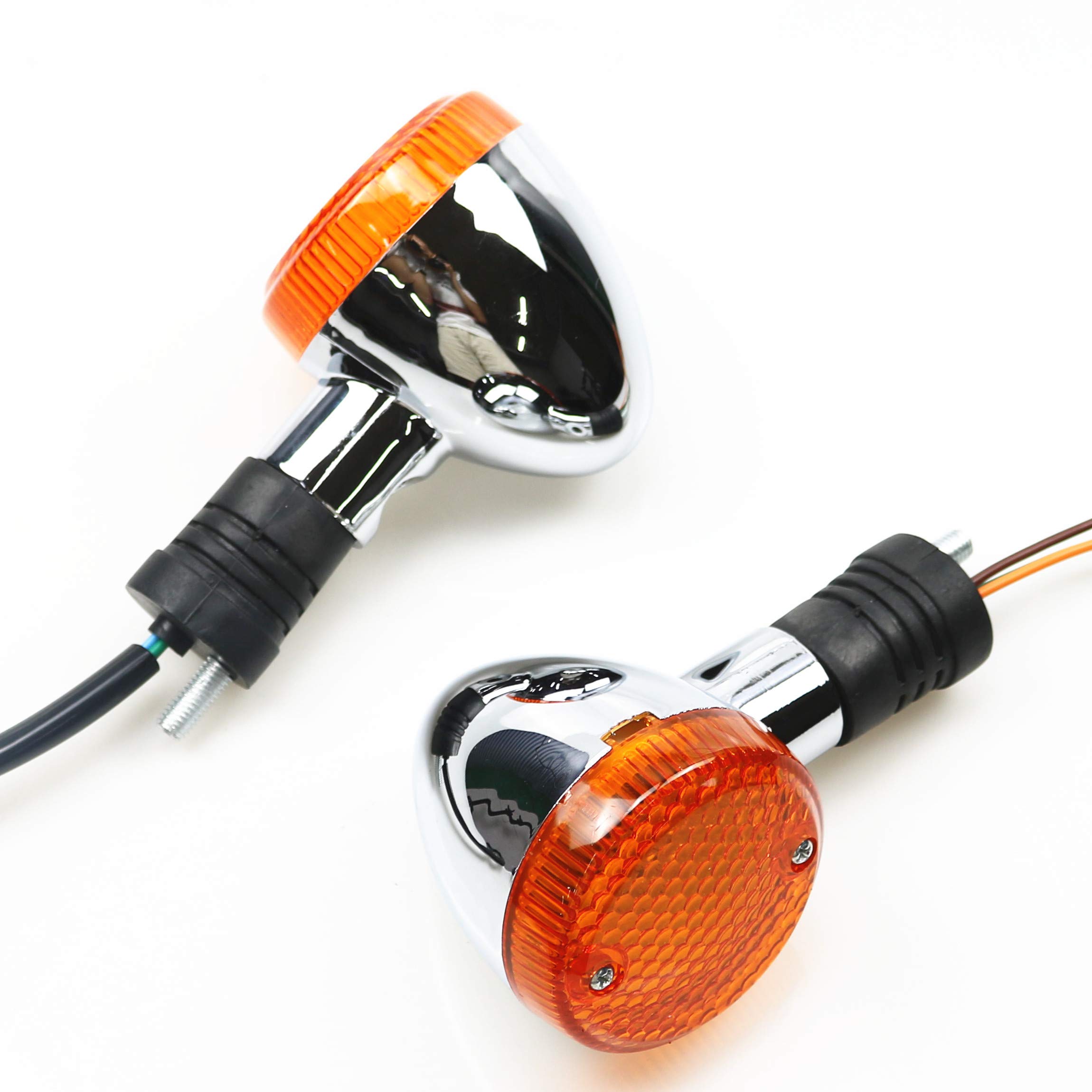 Honda STEED VLX 400 600 Shadow 400 750 VTX Rear Turn Signal Indicator Light - Replacement Motorcycle Blinker for Improved Safety & Visibility (Ideal for Night Riding & Urban Commuting)