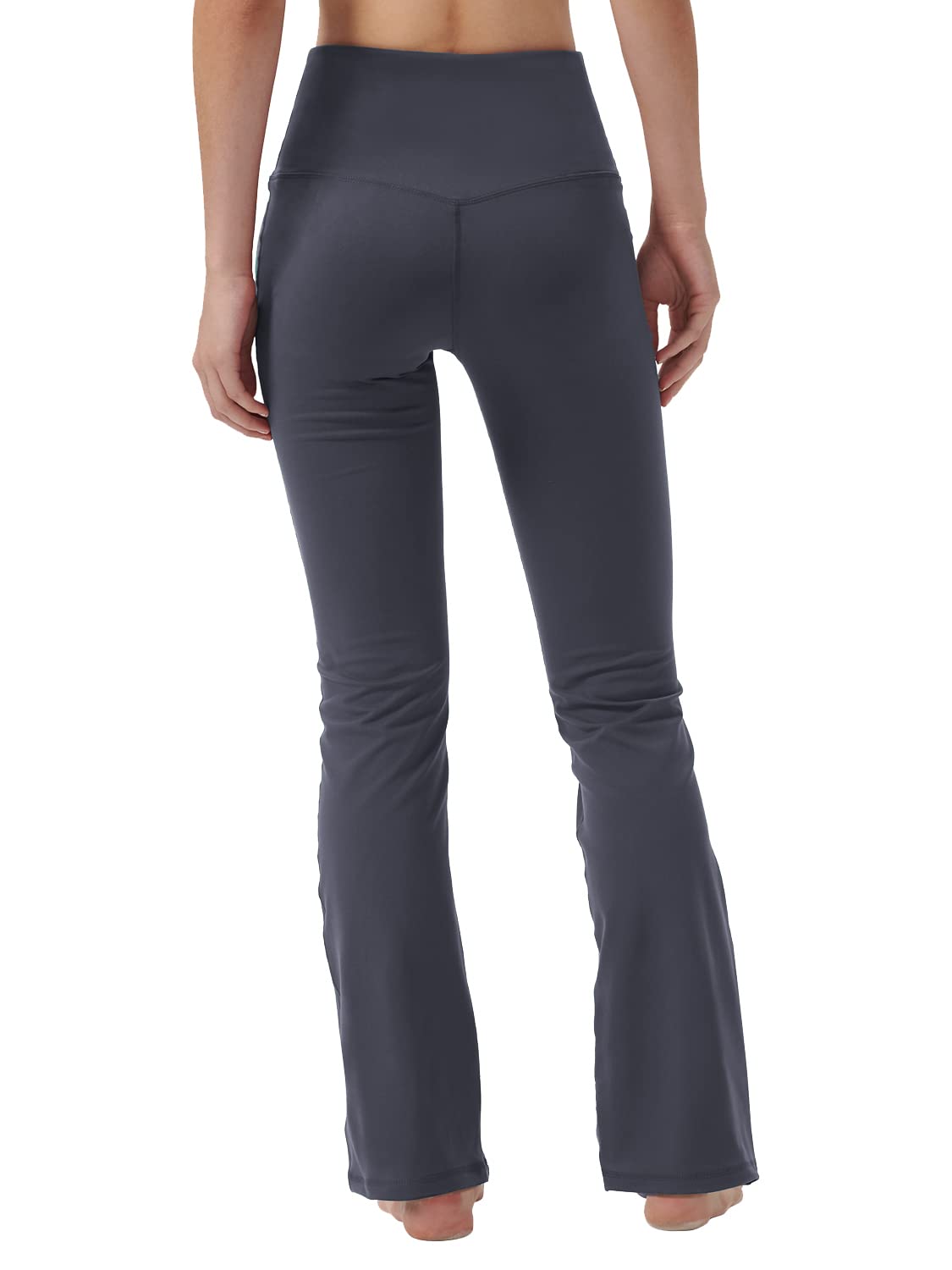 Women's Bootcut Yoga Pants with Hidden Pockets - High Waist Tummy Control Workout & Work Pants - Perfect for Yoga, Gym, Office & Casual Wear