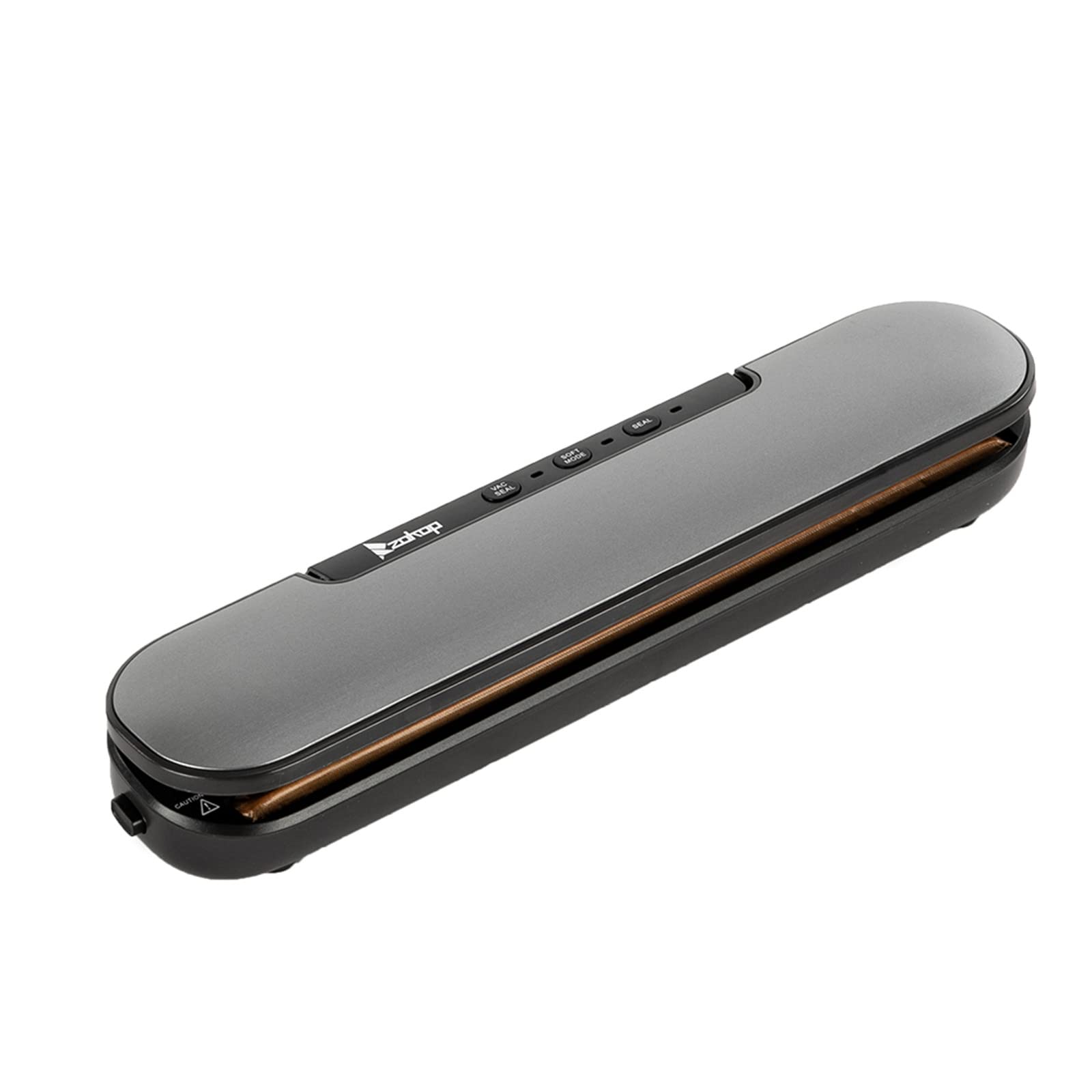 ERRTT Portable Vacuum Sealer Machine for Food Preservation | Compact Food Saver Storage System with 5 BPA-Free Sealing Bags | Silver Gray | Ideal for Meal Prep, Sous Vide, Camping & Leftover Storage