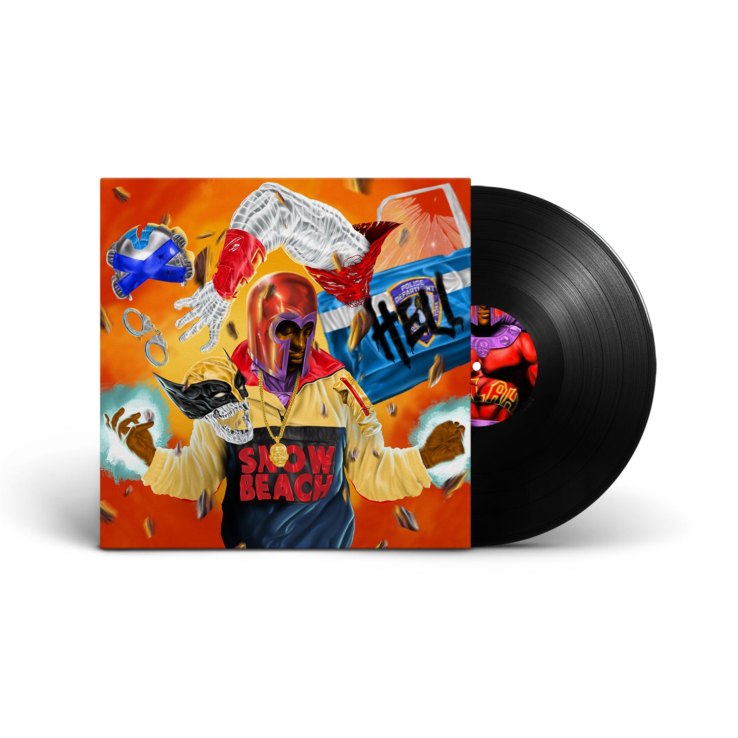 Magnetic LP Record Holder - Secure Vinyl Storage for Home & Office - Perfect for Music Lovers & Collectors