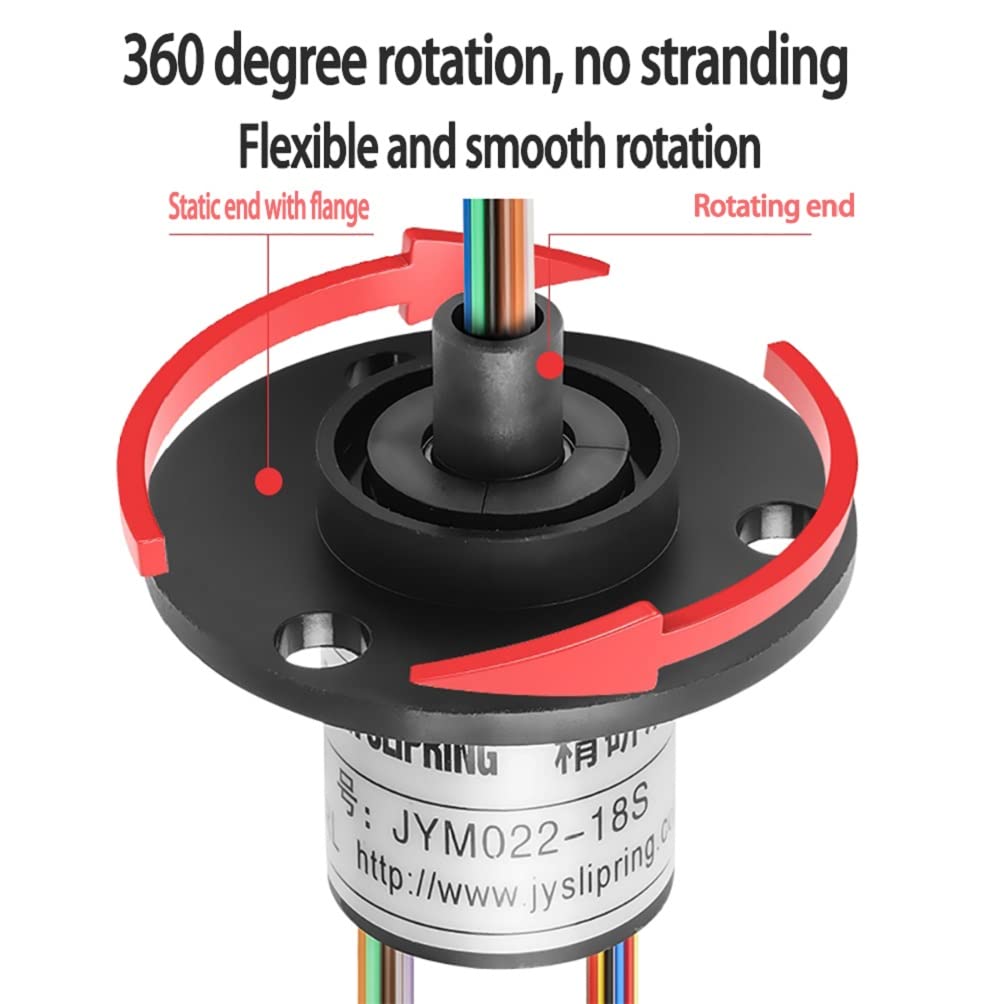 High-Quality 3-Wire 10A 22mm Diameter Slip Ring Connector for Motors & Rotating Electrical Devices | Durable Rotary Electrical Contact Solution for Robotics, Wind Turbines & Industrial Equipment