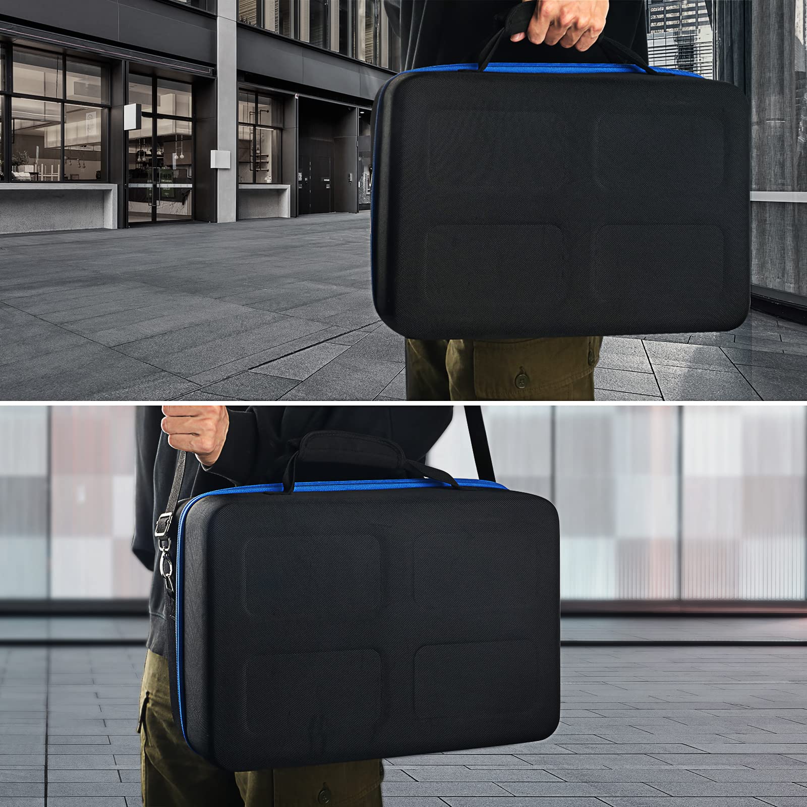 Premium Hard Shell Travel Case for Playstation 5 Console (PS5 Disc/Digital Edition) - Protective Storage Bag for PS5 Controllers & Accessories | Durable Carrying Solution for Gaming, Travel & Home Storage