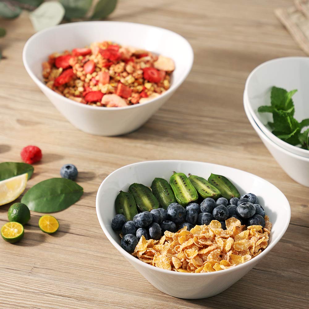 Porcelain Pasta Bowls Set of 4 - 8