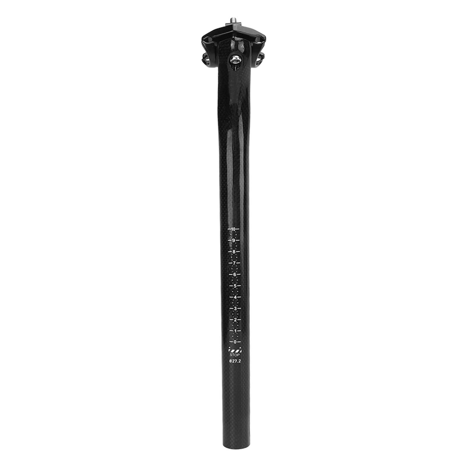 RiToEasysports Carbon Fiber 3K Pattern Bike Seat Post - Lightweight Bicycle Seatpost for Road & Mountain Bikes | Perfect for Commuting, Racing & Off-Road Cycling