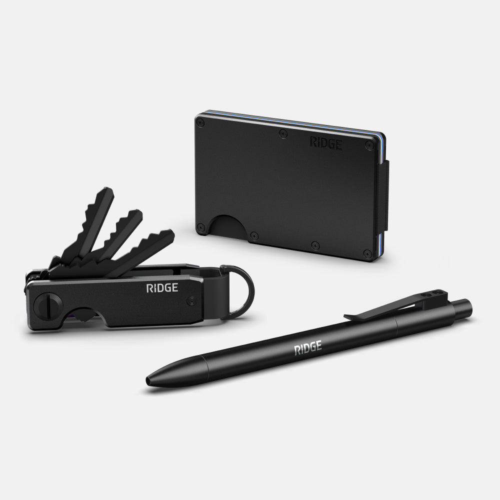 Premium Daily Writer Kit - Smooth Click Pen in Royal Black for Office, School & Note-Taking