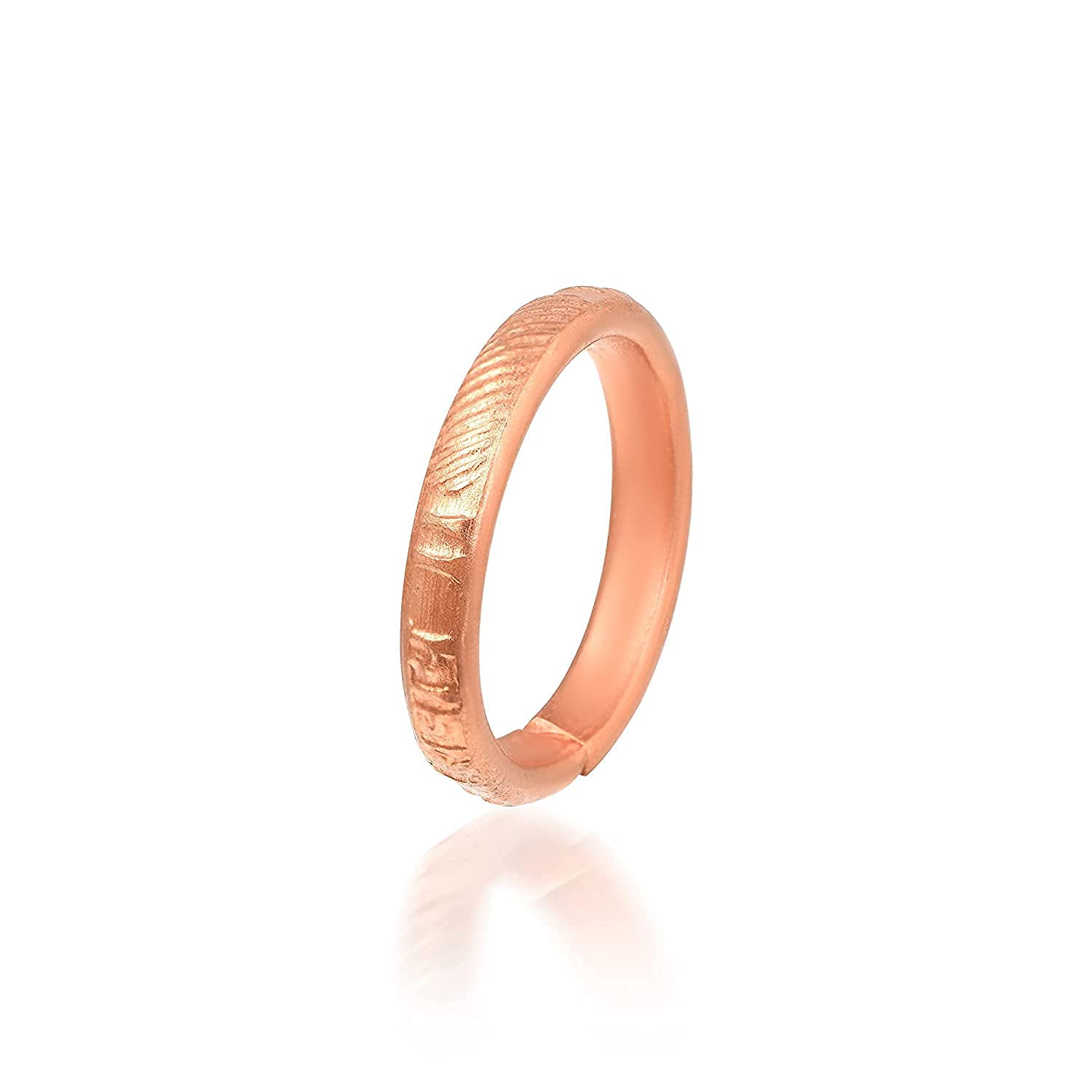 Om Namah Shivay Engraved Adjustable Copper Ring for Men & Women - Free Size Spiritual Jewelry (2pcs) - Perfect for Yoga, Meditation & Hindu Devotional Practices