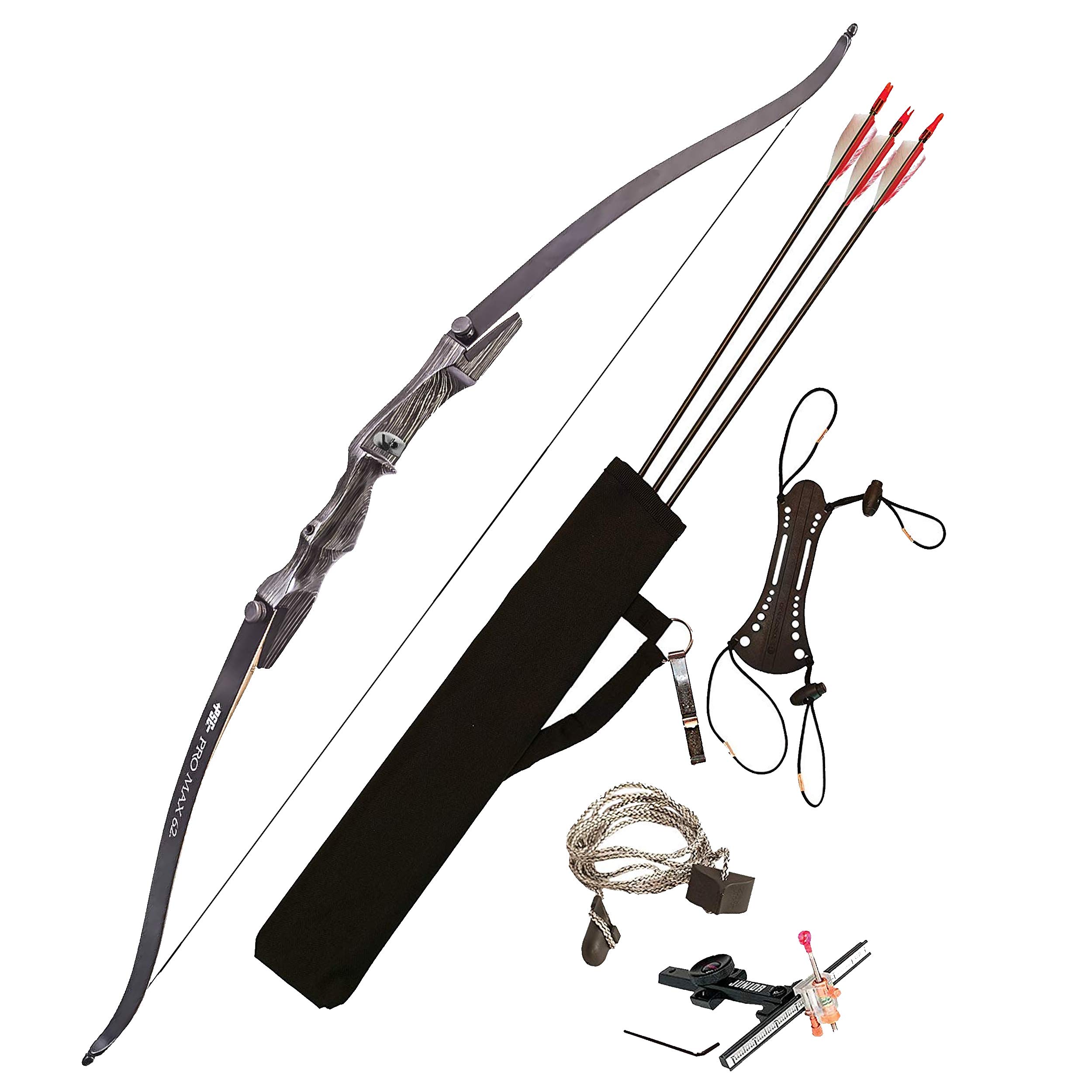 PSE Archery Pro Max Traditional Takedown Recurve Bow Set - 60