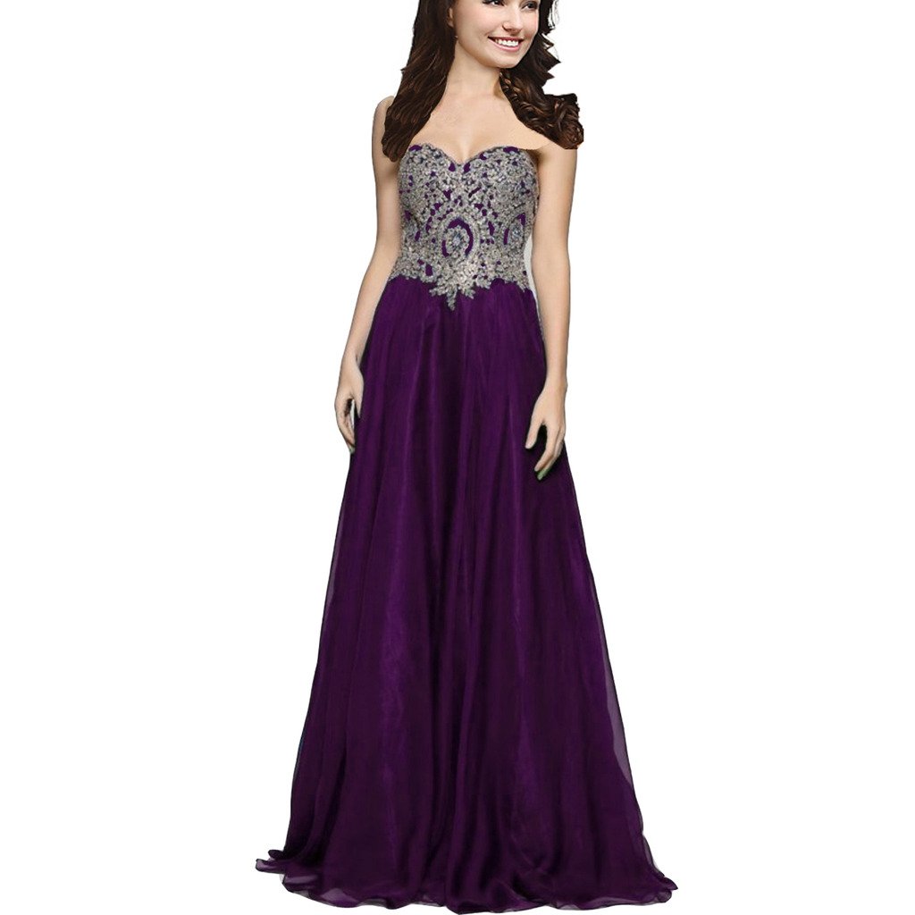 Lemai A-Line Chiffon Formal Dress with Crystal Gold Lace - Elegant Long Prom Gown & Evening Dress for Homecoming, Wedding, Pageant & Special Occasions