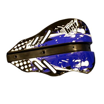 Motocross Dirt Bike Hand Guards - Durable Plastic Hand Protectors in Classic Blue | Perfect for Off-Road Riding & Trail Protection