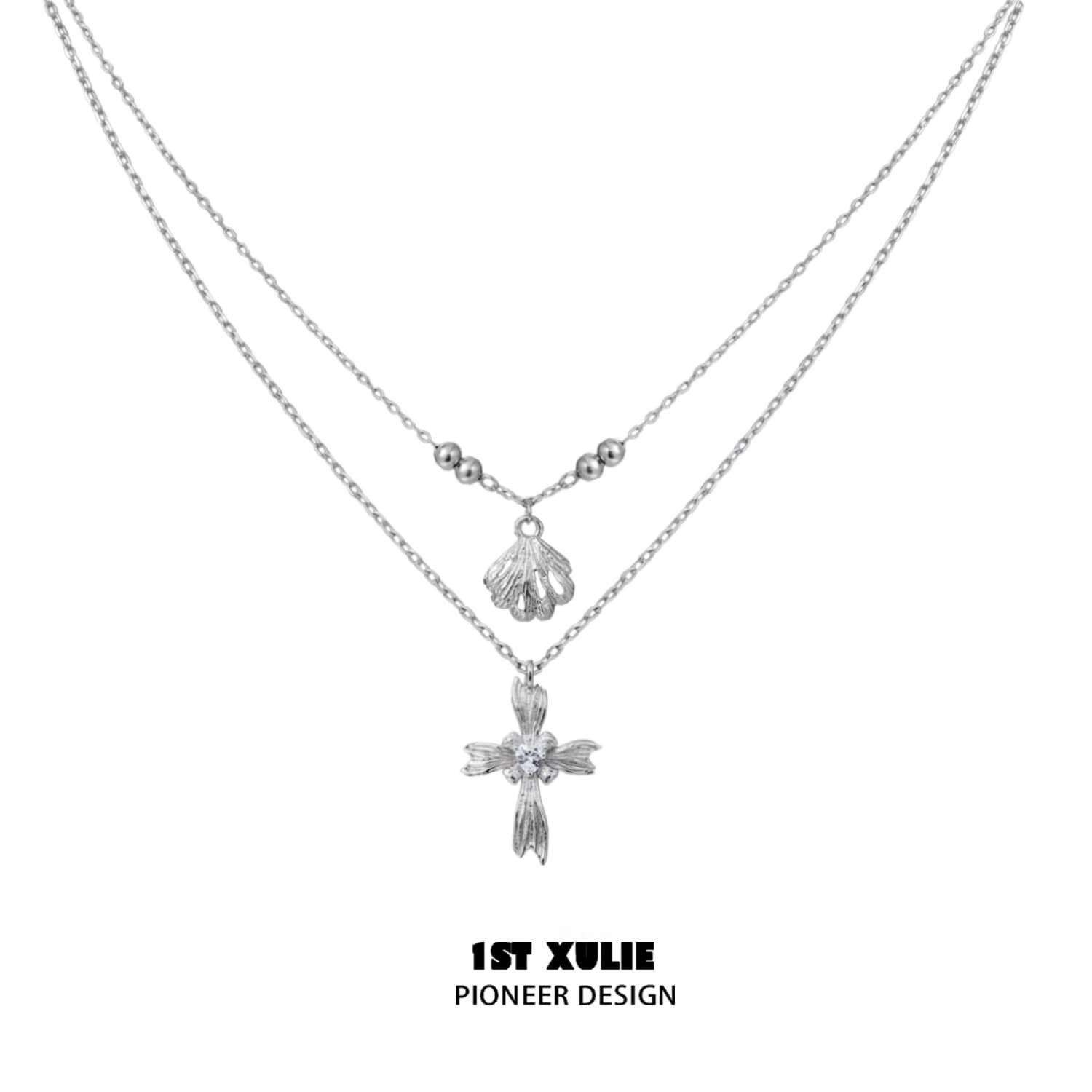 S925 Sterling Silver Gray Pearl Choker Necklace for Women - Elegant Angel Pendant Jewelry Gift for Birthday, Anniversary & Special Occasions