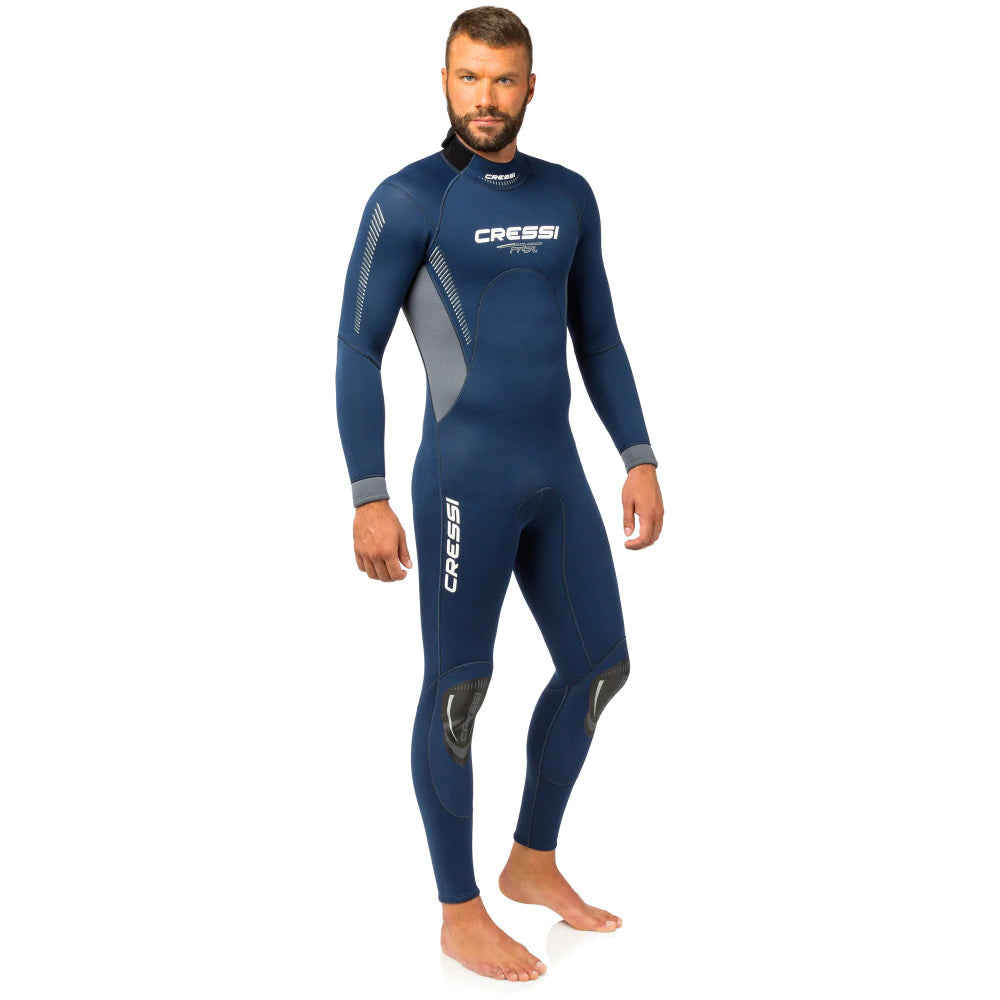 Cressi Fast 3mm Neoprene Wetsuit for Men - Lightweight & Flexible Scuba Diving, Snorkeling & Water Sports Gear