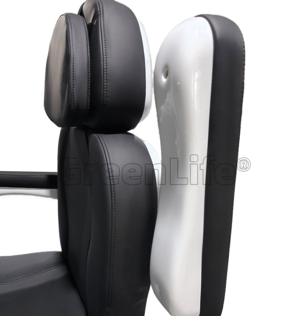 Greenlife® CarryAll 4 Motors Electric Facial Bed SPA Massage Chair with Silicone Leather - Large Foot Control Buttons & Handheld Remote - Perfect for Salon, Spa & Home Relaxation
