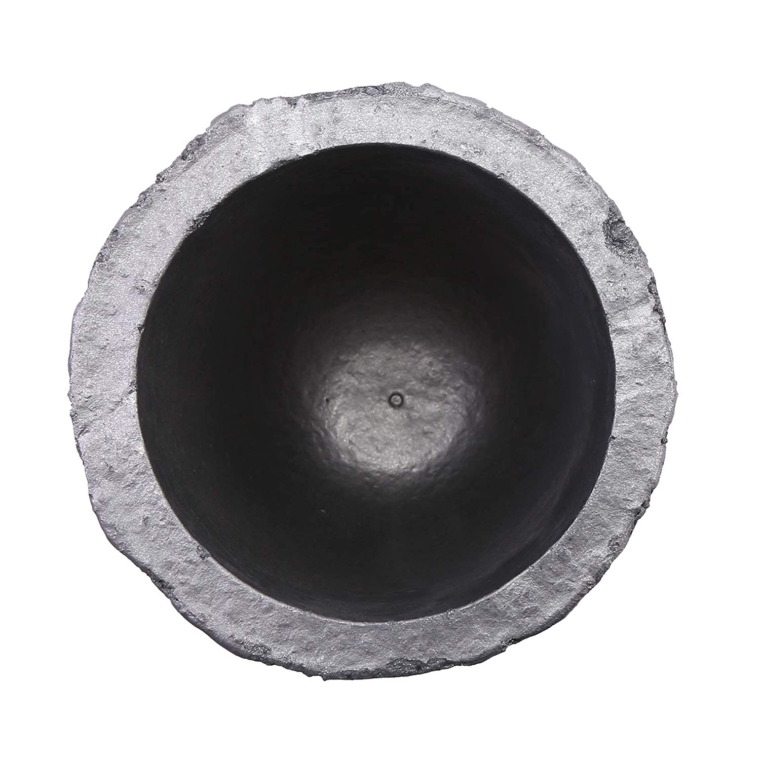 Nisorpa 6KG Graphite Crucible for Metal Melting - High-Temperature Resistant Silicon Graphite Cup for Aluminum, Zinc, Silver, Copper & Brass Casting - Perfect for Furnace, Torch & Foundry Use