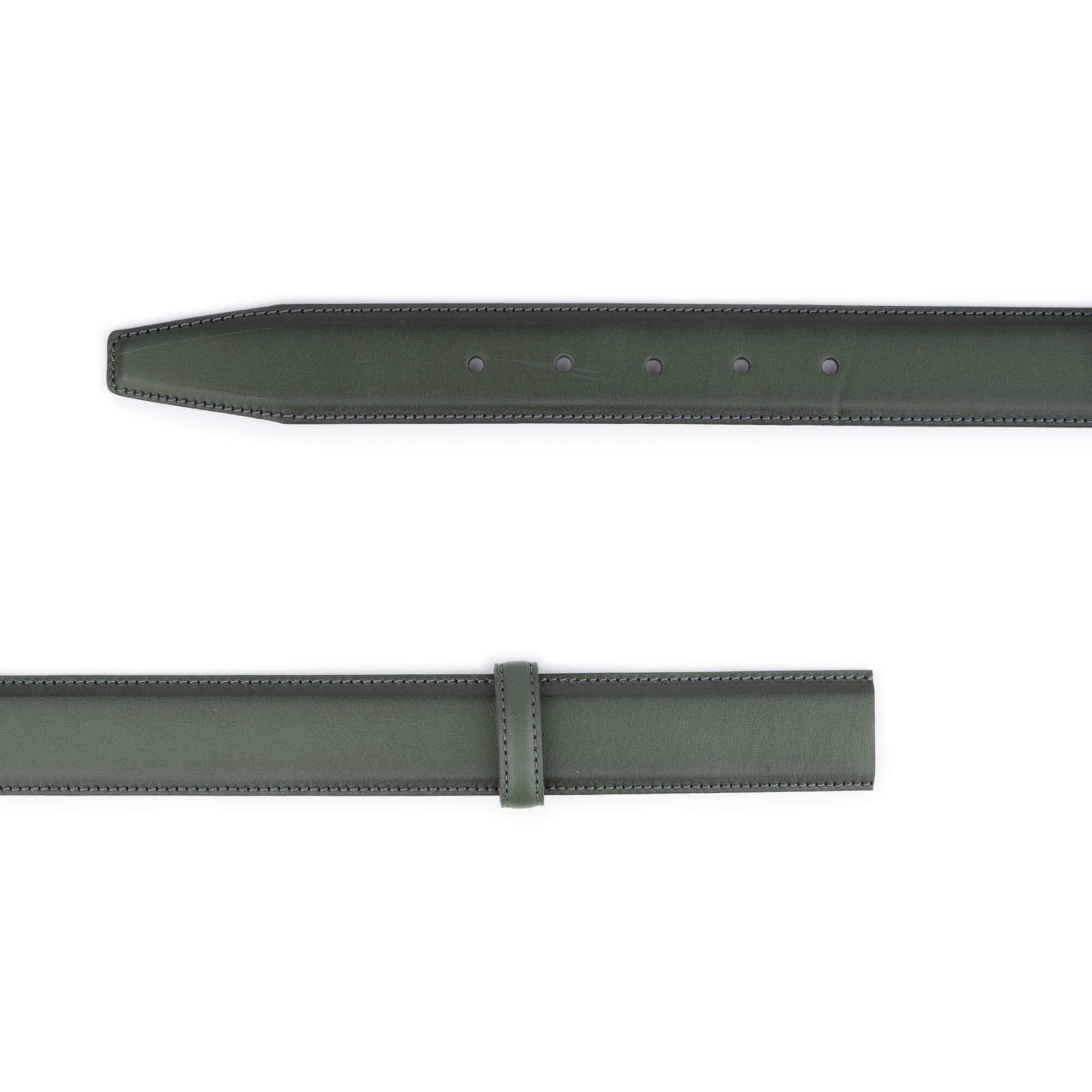 Olive Green Genuine Leather Replacement Strap for Montblanc Women's Belt | Fashion Accessory for Office, Business & Formal Occasions