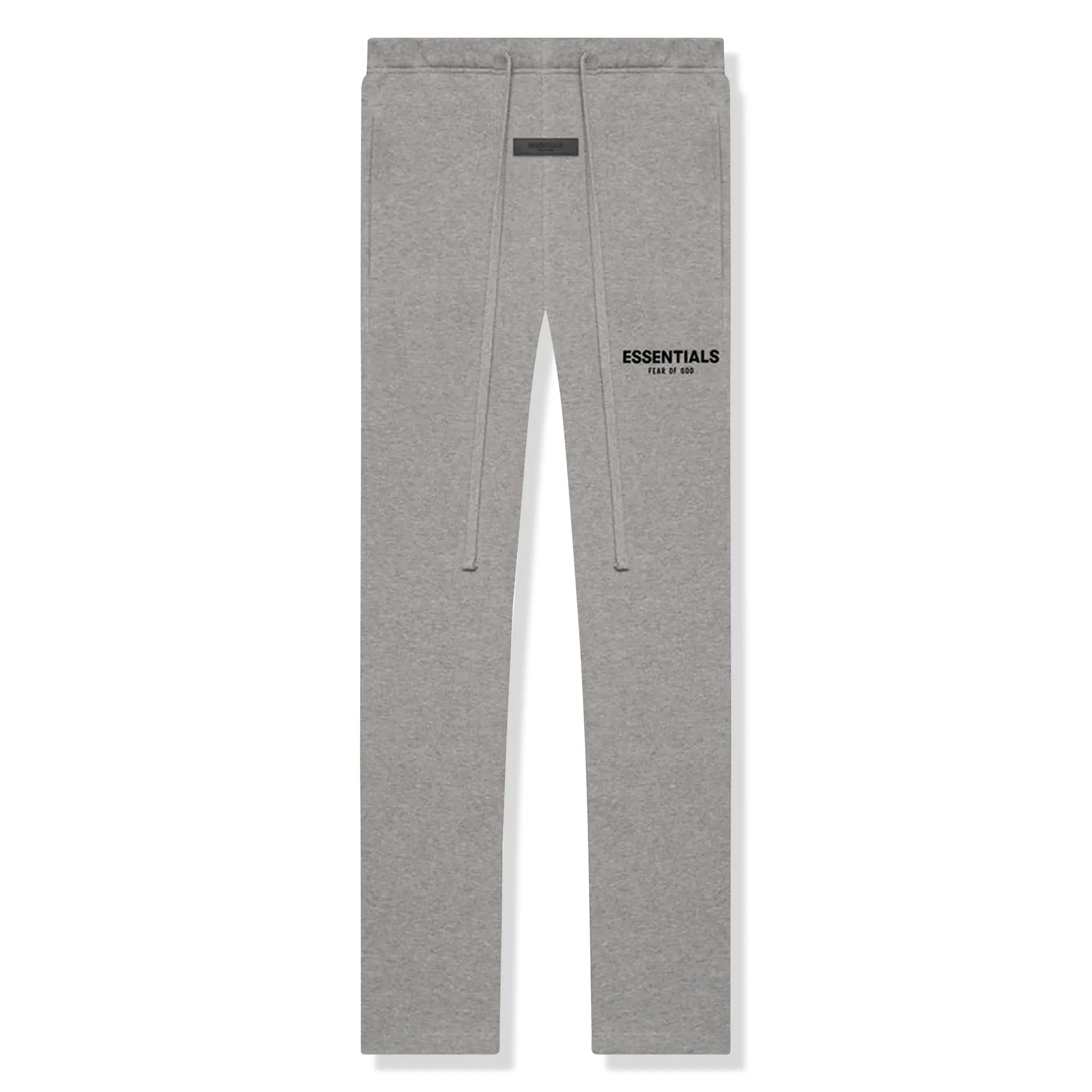 Fear of God Essentials Relaxed Fit Dark Oatmeal Sweatpants for Men - Casual Lounge Pants for Home, Gym & Streetwear (SS22 Collection)