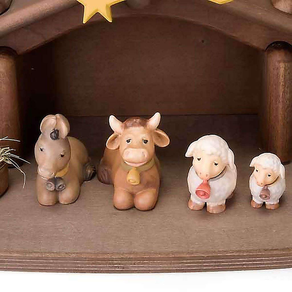Magnetic Wooden Crib for Kids - Safe & Fun Baby Crib with Animal Magnets (Ox, Sheep) - Perfect for Nursery, Playroom & Montessori Learning