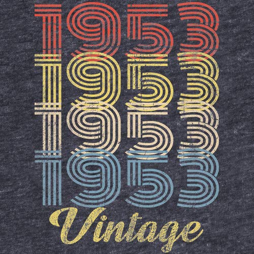 Vintage 1953 Retro 72nd Birthday Gift for Men - Classic 72nd Birthday T-Shirt - Perfect for Birthday Parties, Family Celebrations & Milestone Gifts