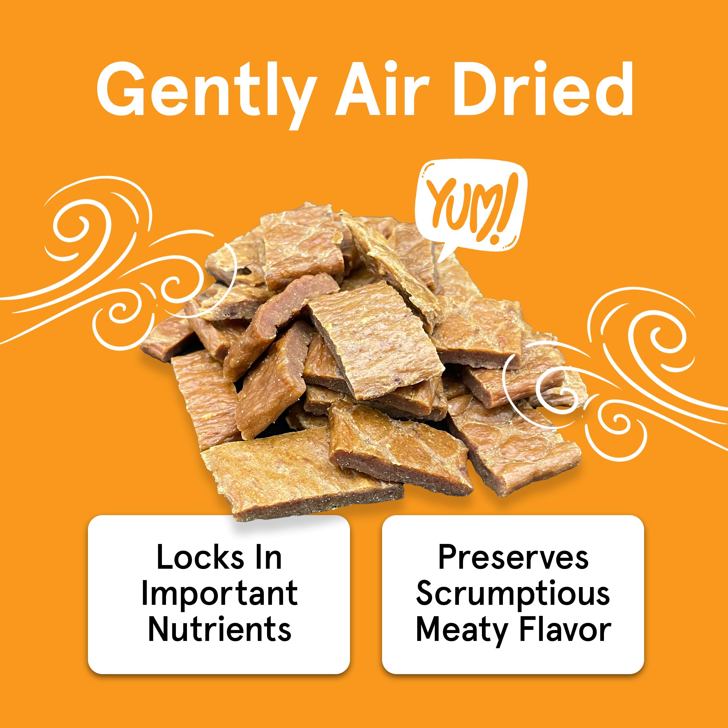 Premium Grain-Free Dog Treats - 12oz Bag of Air-Dried Venison & Chicken Jerky for Dogs - 95% Human-Grade, Free-Range Meat - All-Natural, Bite-Sized Training Rewards & Healthy Snacks for Small, Medium & Large Dogs - Perfect for Outdoor Adventures, Obedience Training & Daily Treats