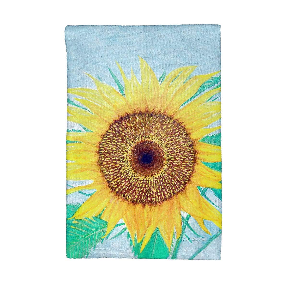 Betsy Drake KT1003 Dick's Sunflower Kitchen Towel Set - Absorbent & Decorative Dish Towels for Cooking, Baking & Kitchen Decor - Perfect for Farmhouse, Rustic & Country Style Homes