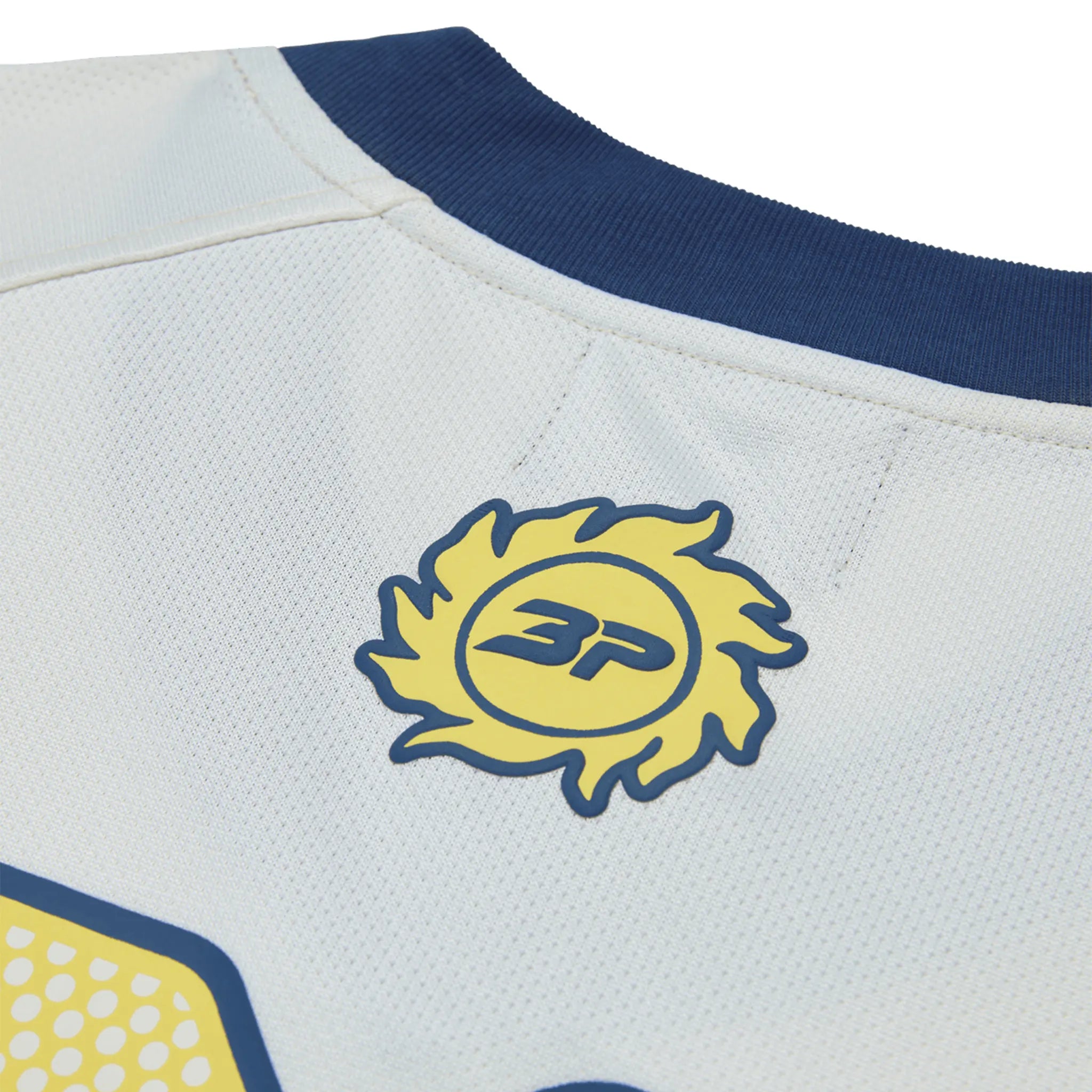 Broken Planet Football Jersey - White & Blue Soccer Shirt for Men & Women | Perfect for Games, Training & Fan Support