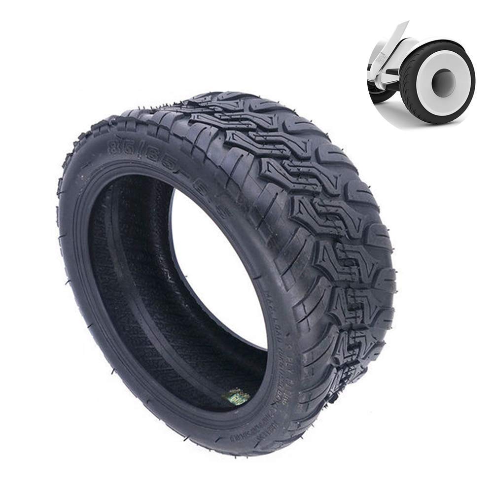 85/65-6.5 Electric Scooter Tires - Heavy Duty Solid Vacuum Off-Road Tires with Non-Slip & Wear-Resistant Design - Perfect Replacement for Balance Bikes & Go Kart Tires - Ideal for Outdoor Adventures, Commuting & Off-Road Riding