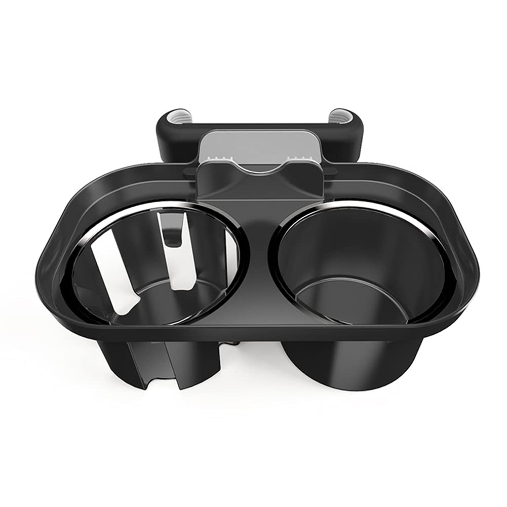 Car Cup Holder Snack Tray - Universal Headrest & Rear Seat Storage Organizer with Drink Holder for Vehicles | Perfect for Road Trips, Family Travel & Commuting
