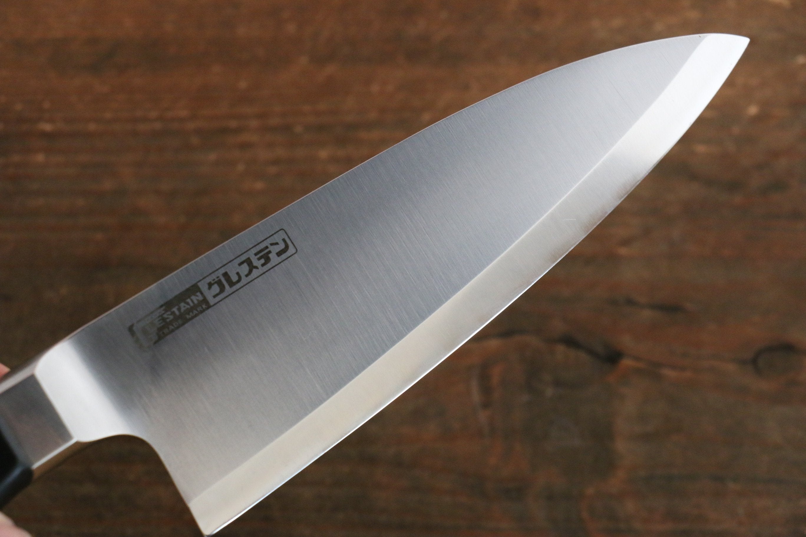 Premium Glestain Japanese Stainless Steel Western-Style Deba Knife - Professional Chef's Knife for Sushi, Fish Filleting & Meat Cutting