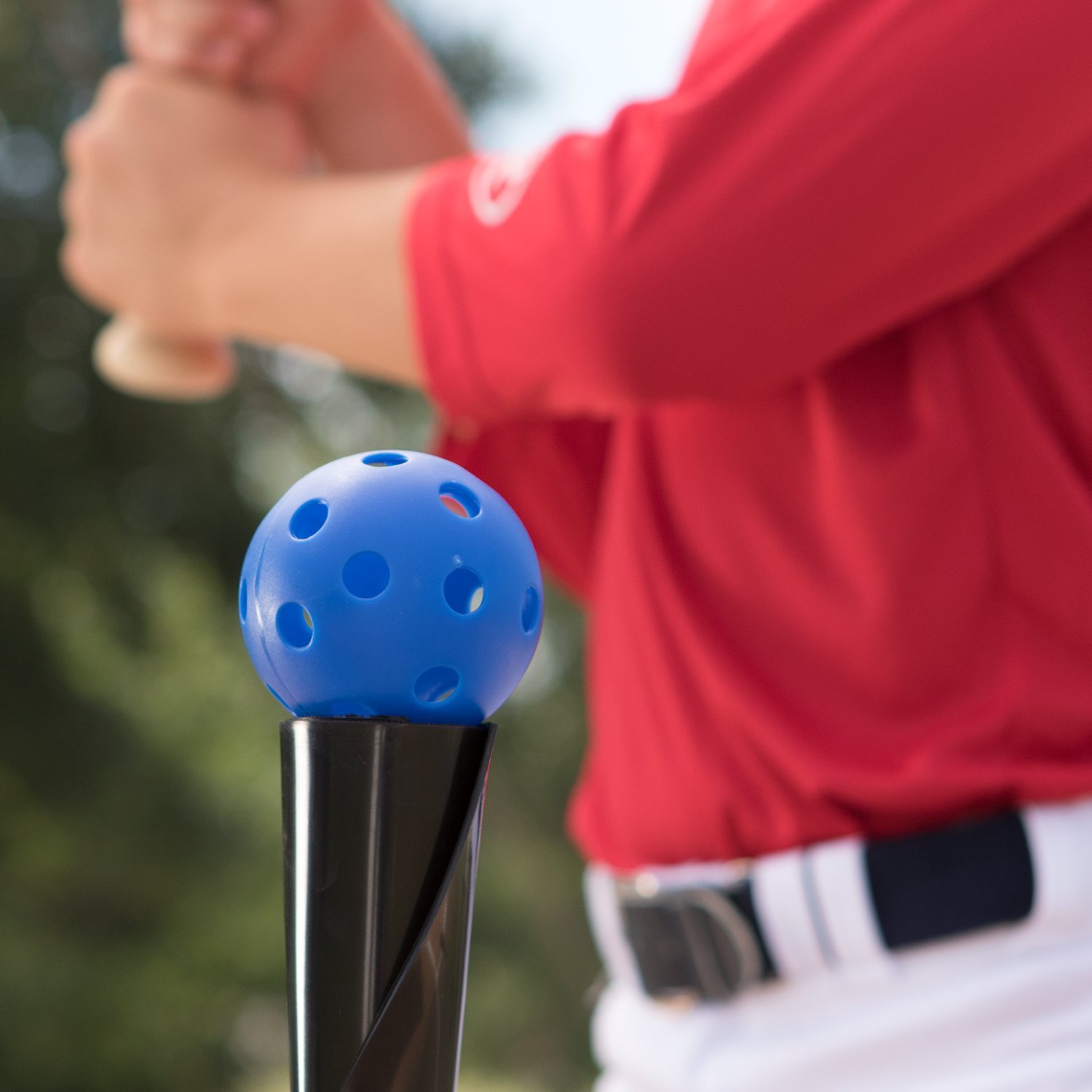 Champion Sports Hollow Plastic Baseballs - Lightweight Training & Practice Balls for Baseball, Softball & T-Ball | Perfect for Backyard Drills, Batting Practice & Youth Sports Training