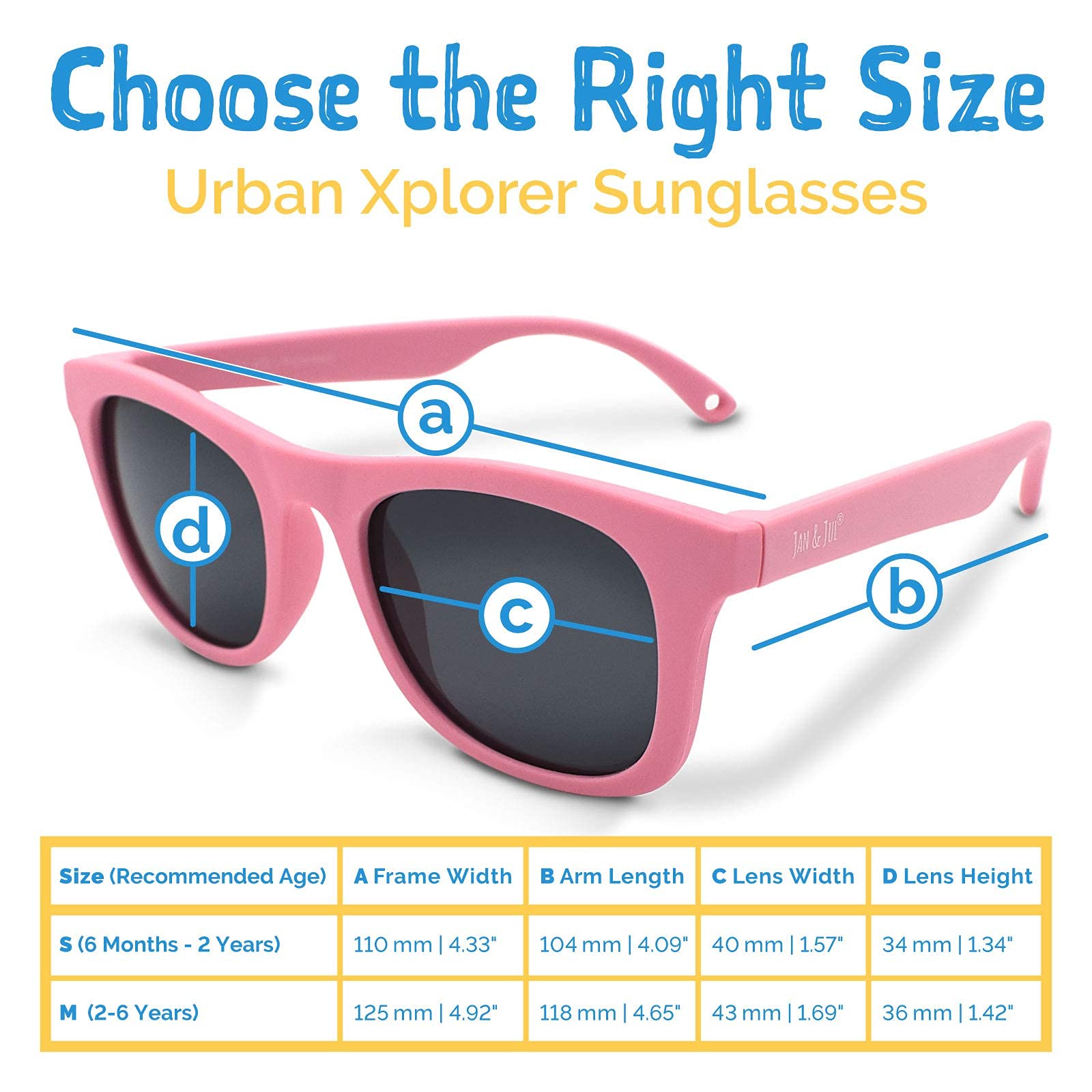 JAN & JUL Kids Sun Hat & Sunglasses Set (2-5T) - Beach & Outdoor Play