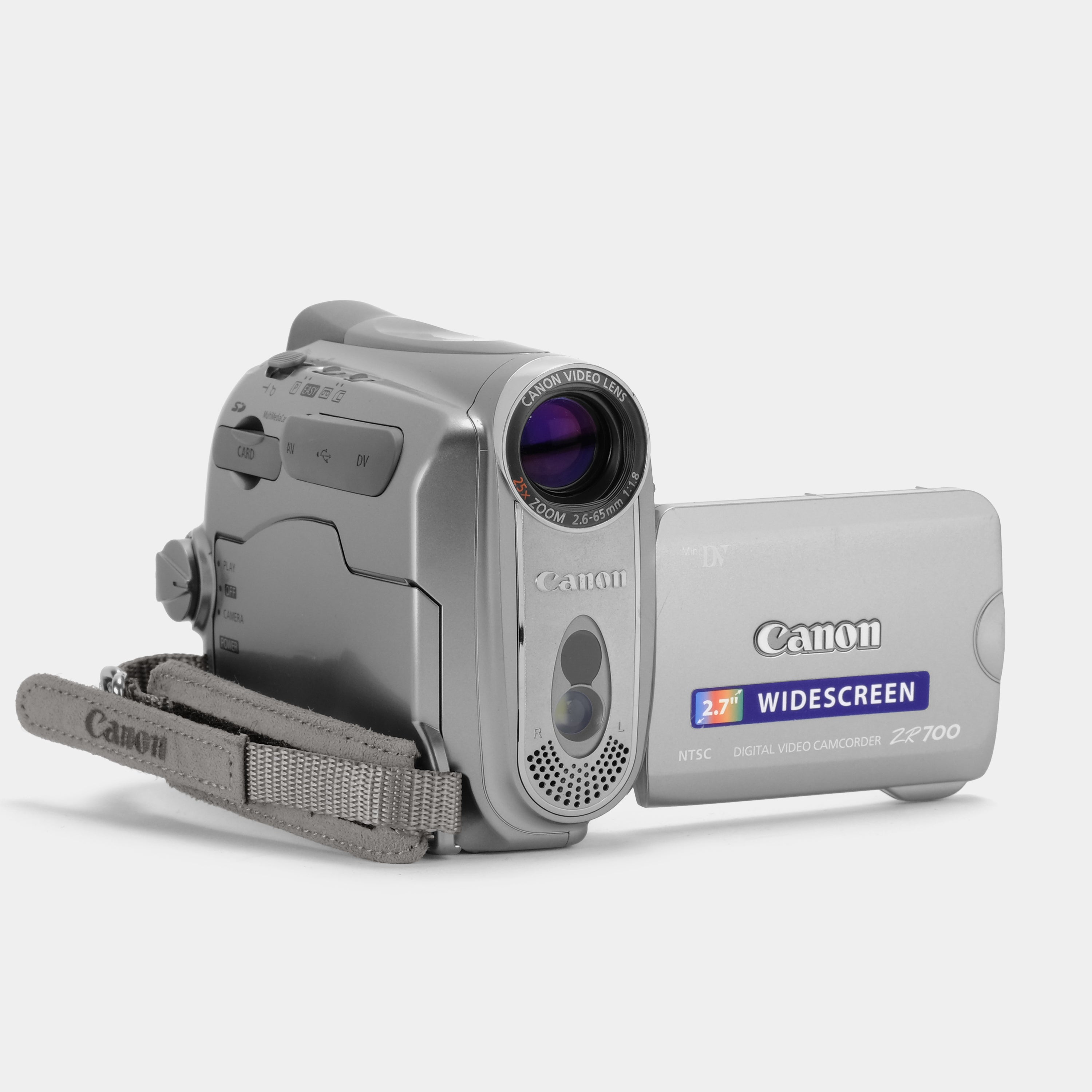 Canon ZR700 Digital Video Camcorder with 35x Optical Zoom - Full HD 1080p Recording - Compact & Lightweight for Vlogging, Travel, and Family Events