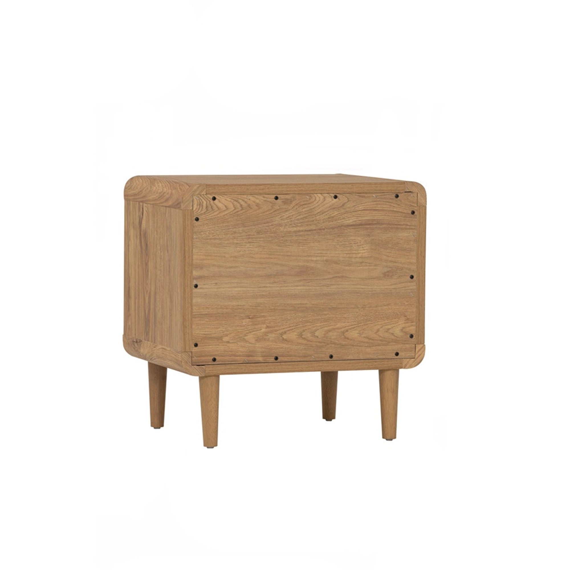 Modern Sora Side Table - Small Accent End Table for Living Room, Bedroom, or Office - Stylish Wooden Nightstand with Storage Shelf