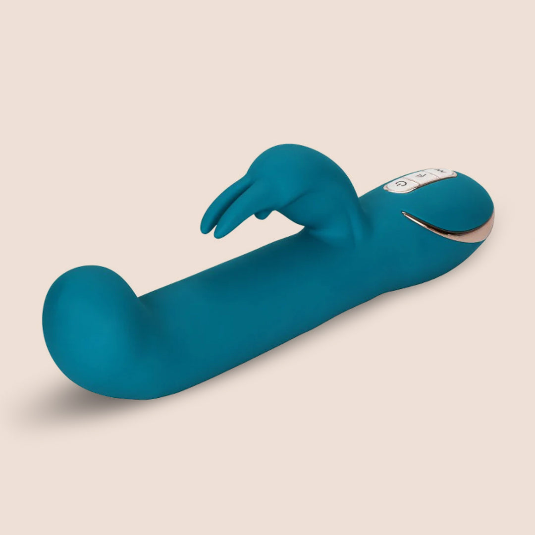 Jack Rabbit® Signature Silicone Rocking G Rabbit Vibrator - Dual Stimulation G-Spot & Clitoral Massager for Women - Perfect for Solo Play & Couples Intimacy