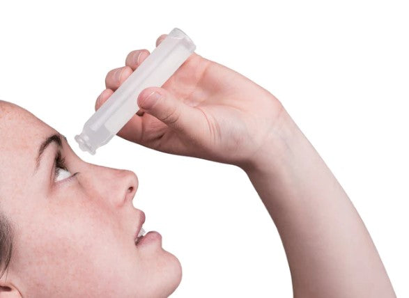 15ml Saline Solution Ampoule for Eye Wash - Sterile Eye Rinse for Contact Lens Wearers & First Aid Use