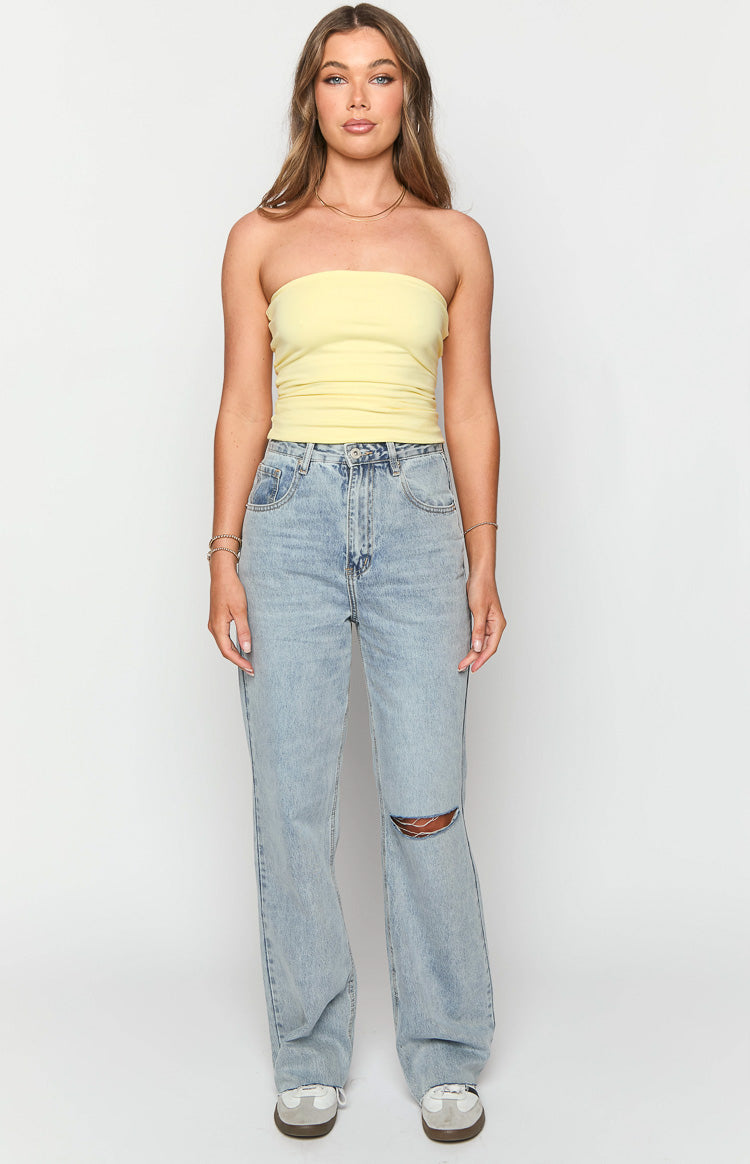 Alex Light Wash Denim Jeans for Women - High Waist Stretch Skinny Jeans - Comfortable & Trendy Casual Pants for Everyday Wear, Work, and Outings